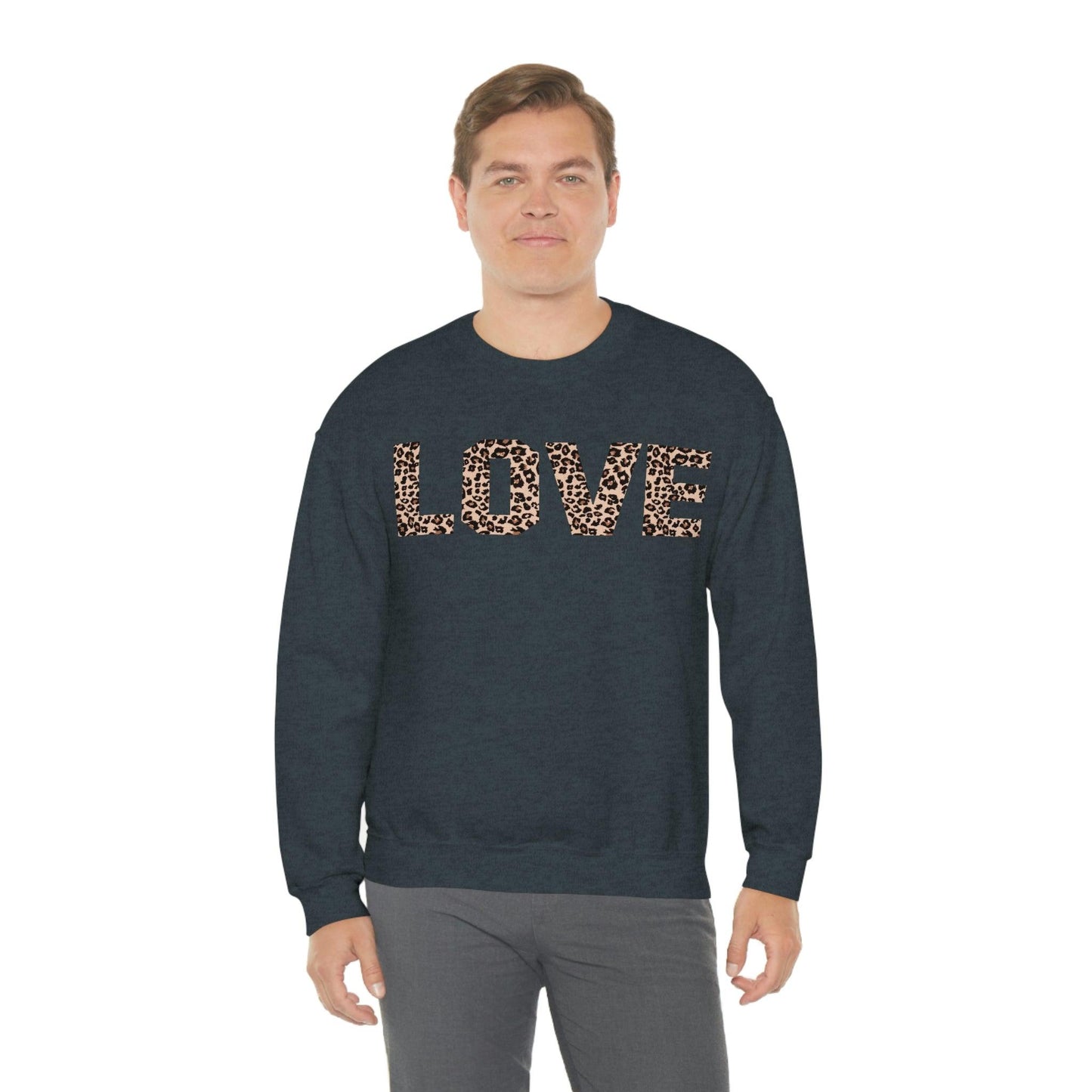 Leopard print love Sweatshirt