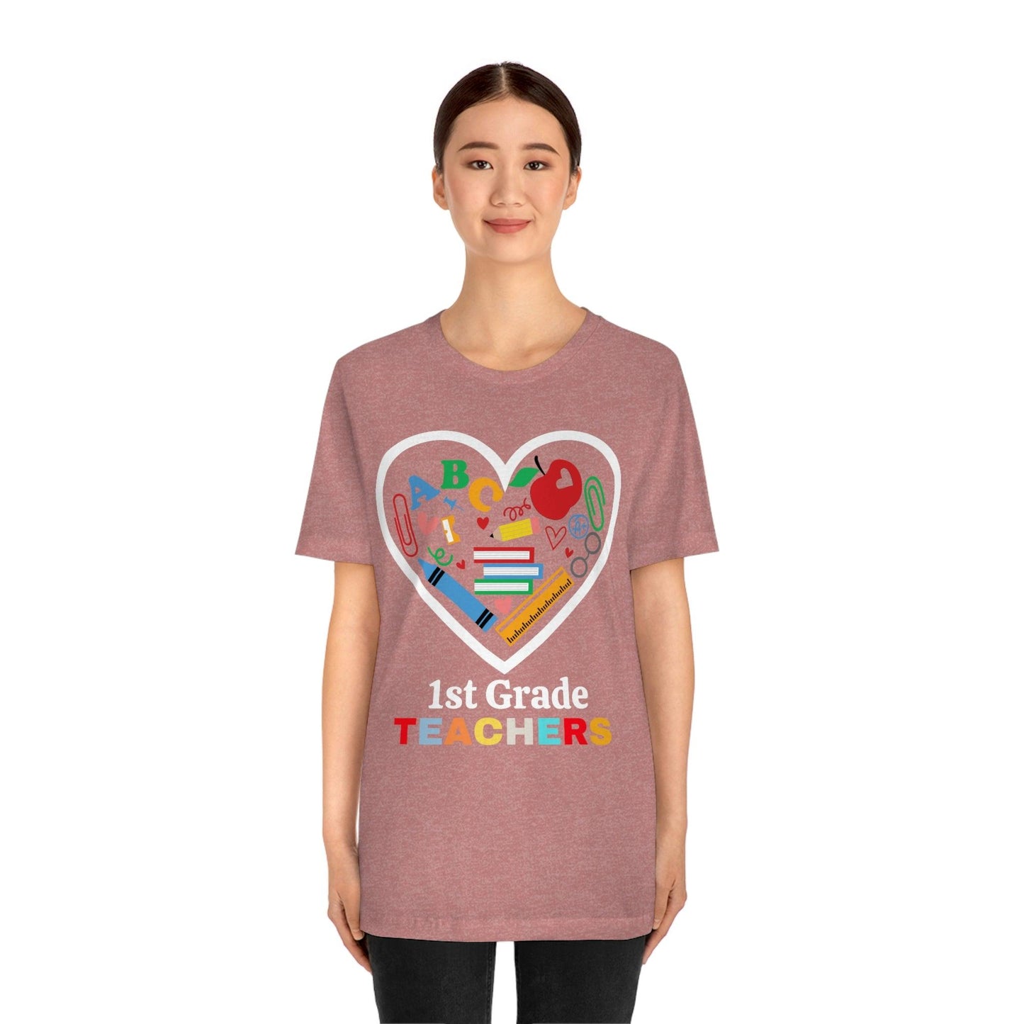 Love 1st Grade Teacher Shirt - Teacher Appreciation Shirt