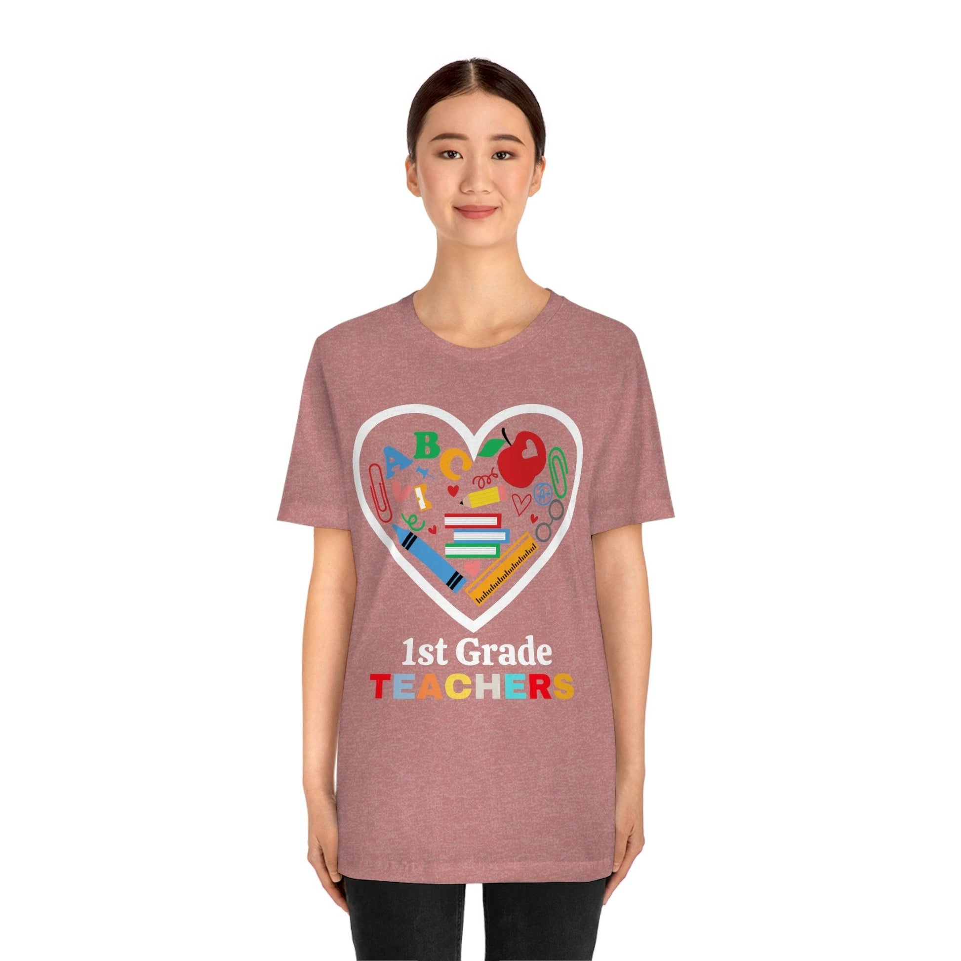 Love 1st Grade Teacher Shirt - Teacher Appreciation Shirt - Giftsmojo