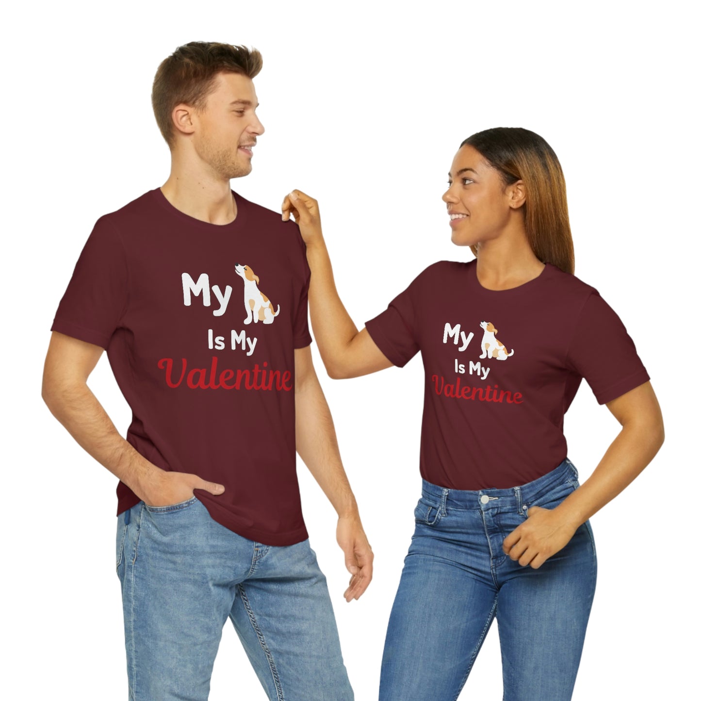 My Dog is my Valentine shirt - Pet lover shirt - dog lover shirt