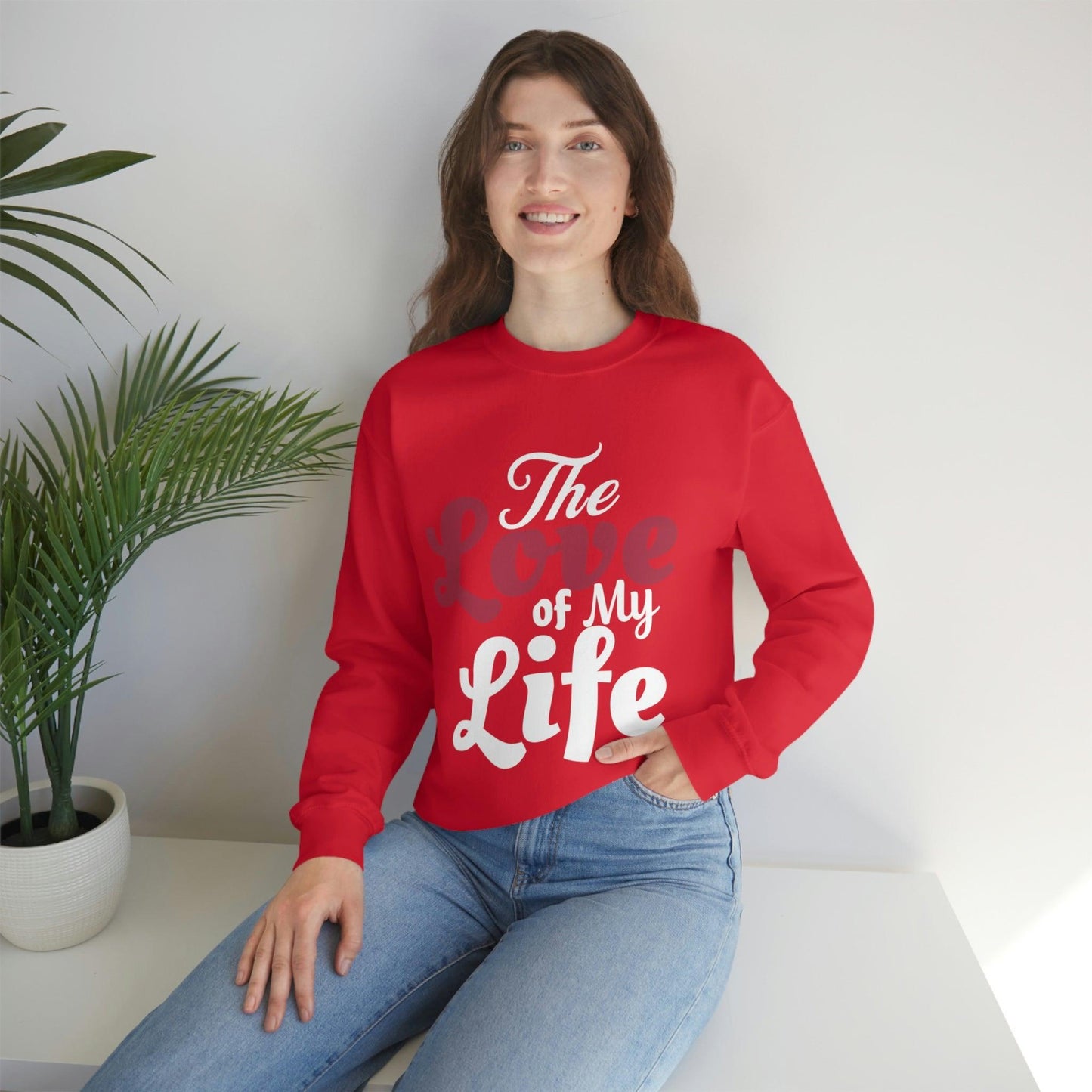 Love Sweatshirt, Love Shirt, Gift For Fiance, Newlywed Gift, Gift For Wife, Engagement Shirt,The Love of My Life, Valentine's day gift - Giftsmojo