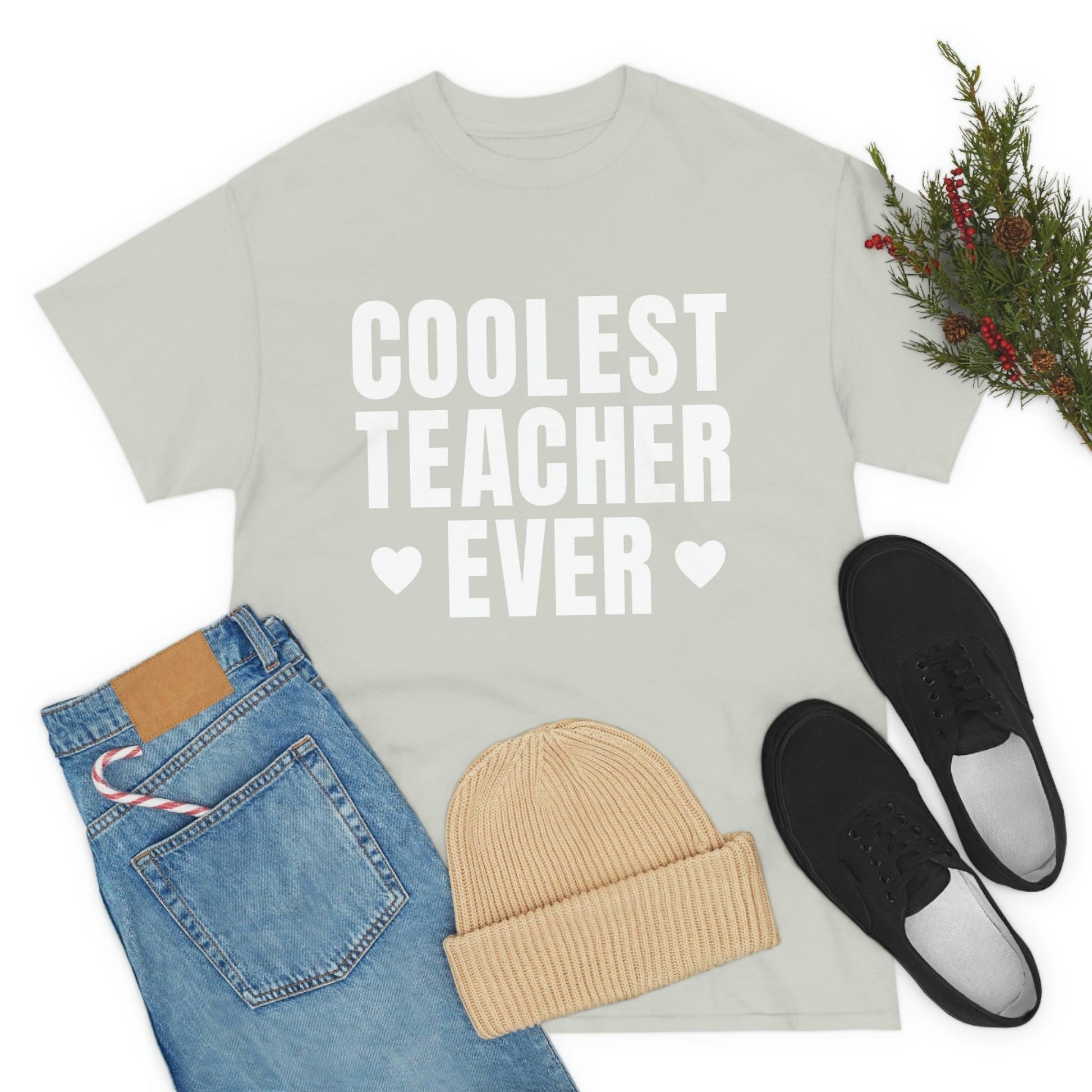 Coolest Teacher Ever Tee - Giftsmojo