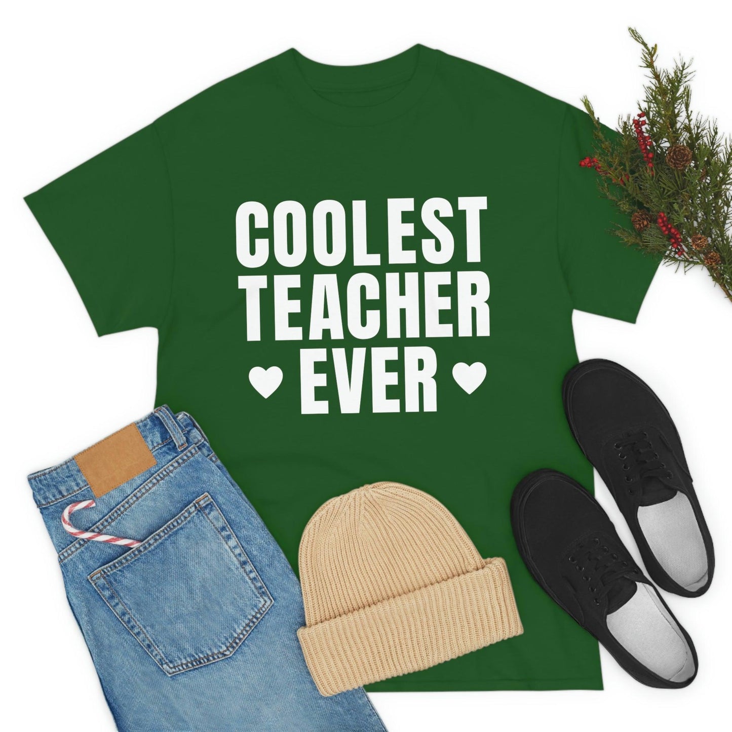 Coolest Teacher Ever Tee - Giftsmojo