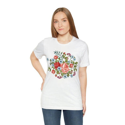 Flower Shirt, Botanical shirt, flower T shirt, floral shirt, wild flowers shirt, birth flower shirt, custom flower shirt, wildflowers shirt, plant lady shirt, birth flower gift, - Giftsmojo