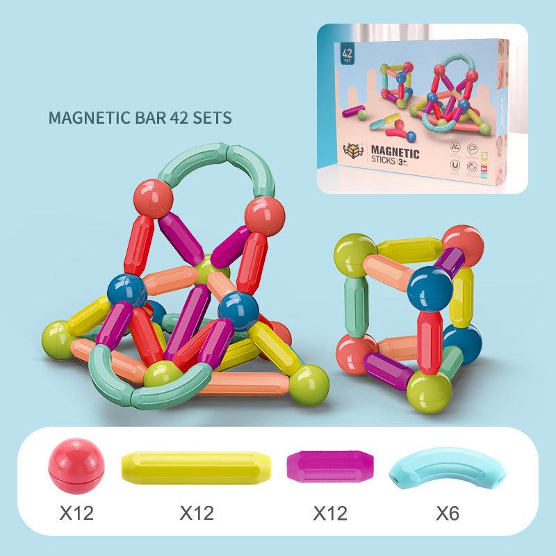 Baby Toys Magnetic Stick Building Blocks Game Magnets Children Set Kids Magnets For Children Magnetic Toy Bricks - Giftsmojo