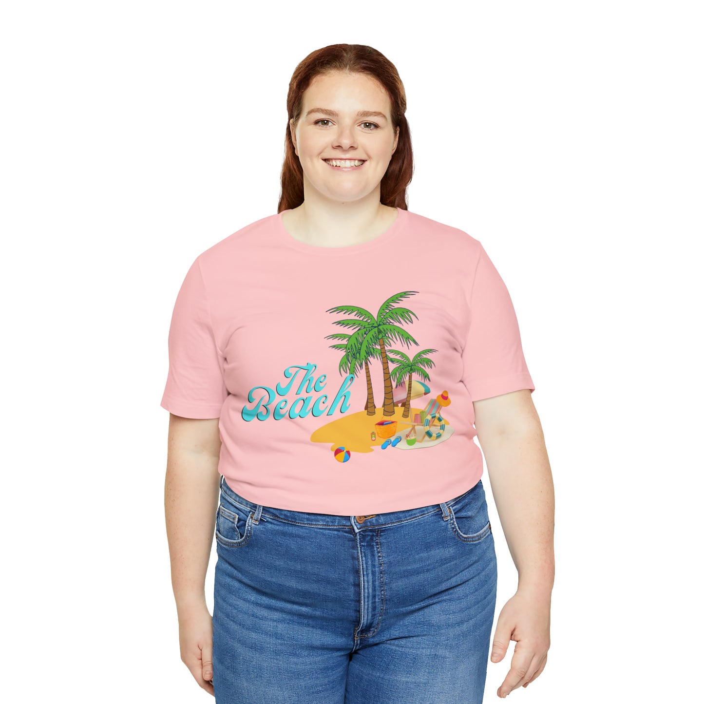 The Beach shirt, Beach t-shirt, Summer shirt, Beachwear, Beach fashion, Tropical print, Trendy design, Stylish beach apparel