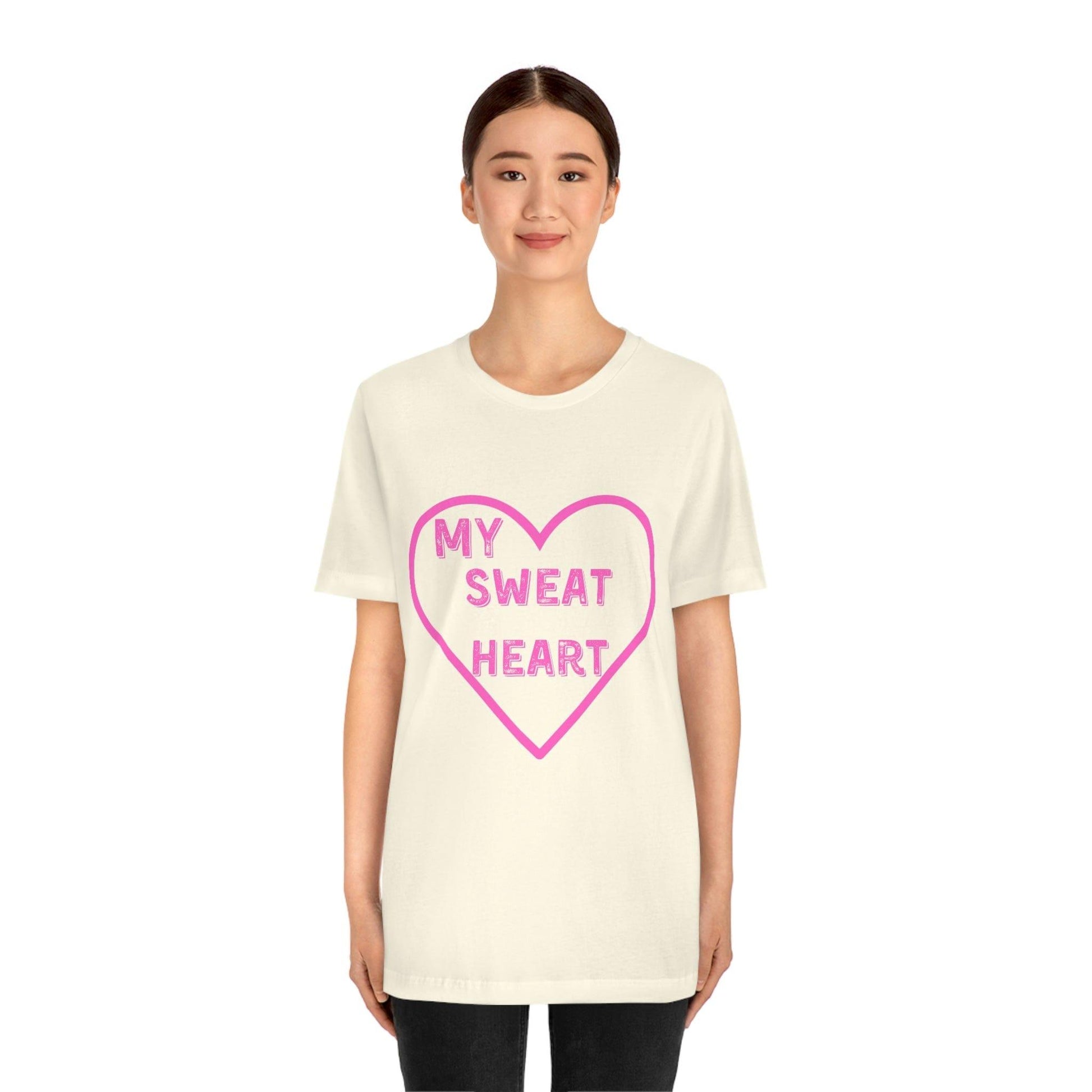 My Sweat Heart - Love shirt - Gift for wife - Gift for Husband - Gift for Girlfriend and Boyfriend - Anniversary gift - Giftsmojo