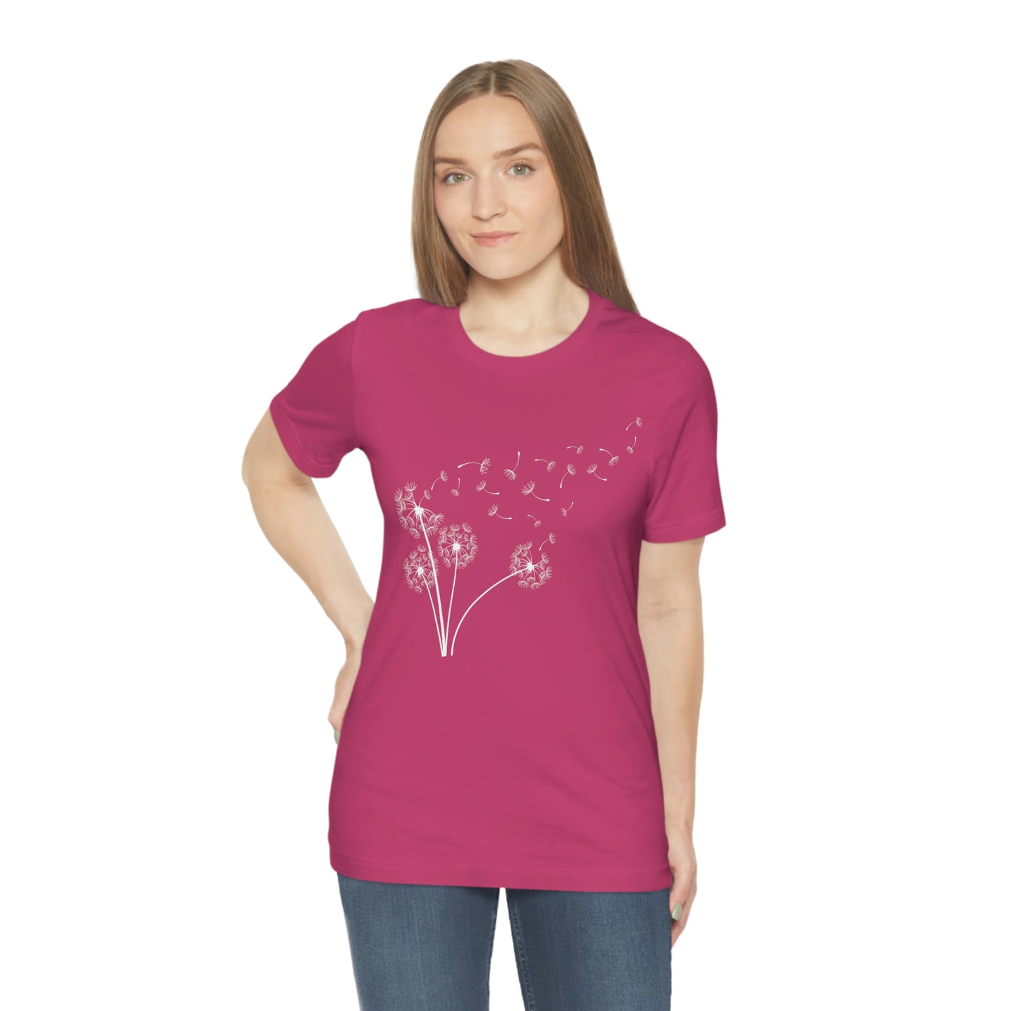 Dandelion Shirt, Boho Windflower Shirt, Dandelion Shirt for Her, Windflower Tee, Meditation Gift, Yoga Shirt, Inspirational Shirt, Bday Tees