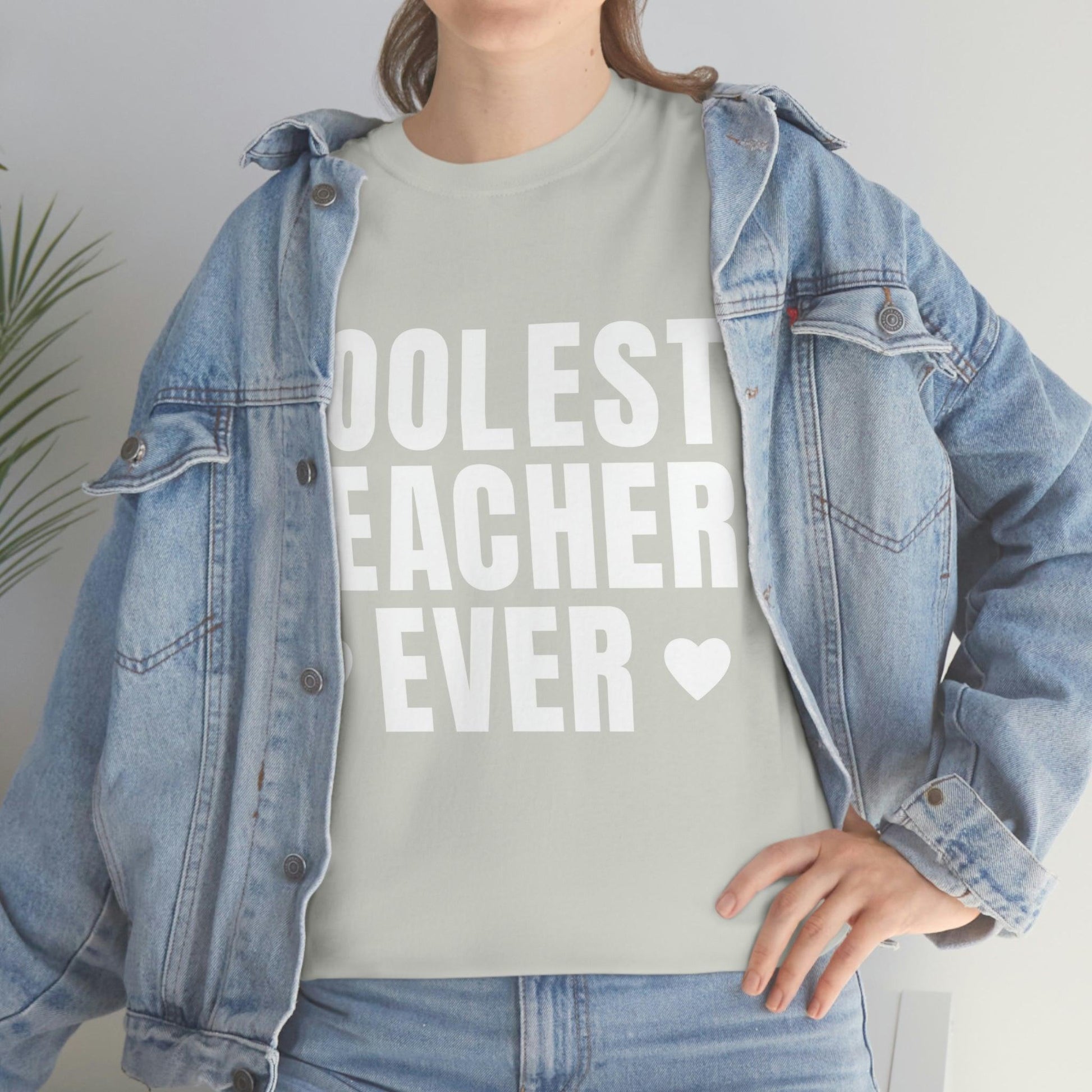 Coolest Teacher Ever Tee - Giftsmojo