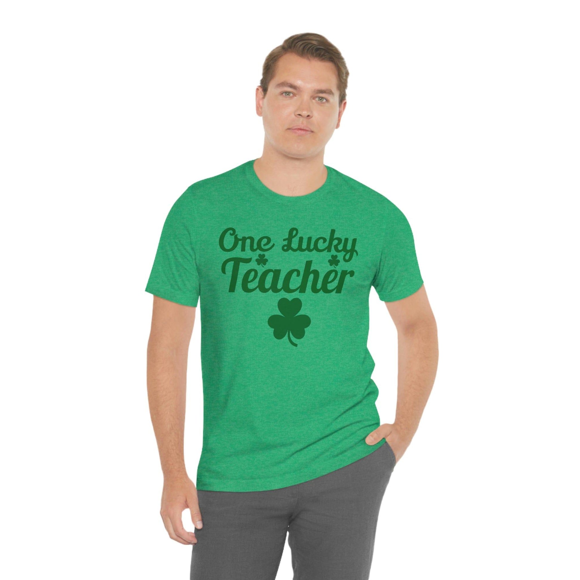 Feeling Lucky Shirt One Lucky Teacher Shirt St Patrick's Day shirt - Funny St Paddy's day Funny Shirt Shamrock shirt shenanigans shirt - Giftsmojo