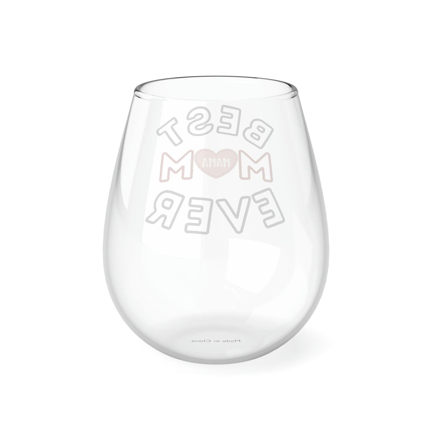 Mom wine glass Best Mom Ever Wine Glass - Mother's Day Wine glass Gift for Mom - Giftsmojo