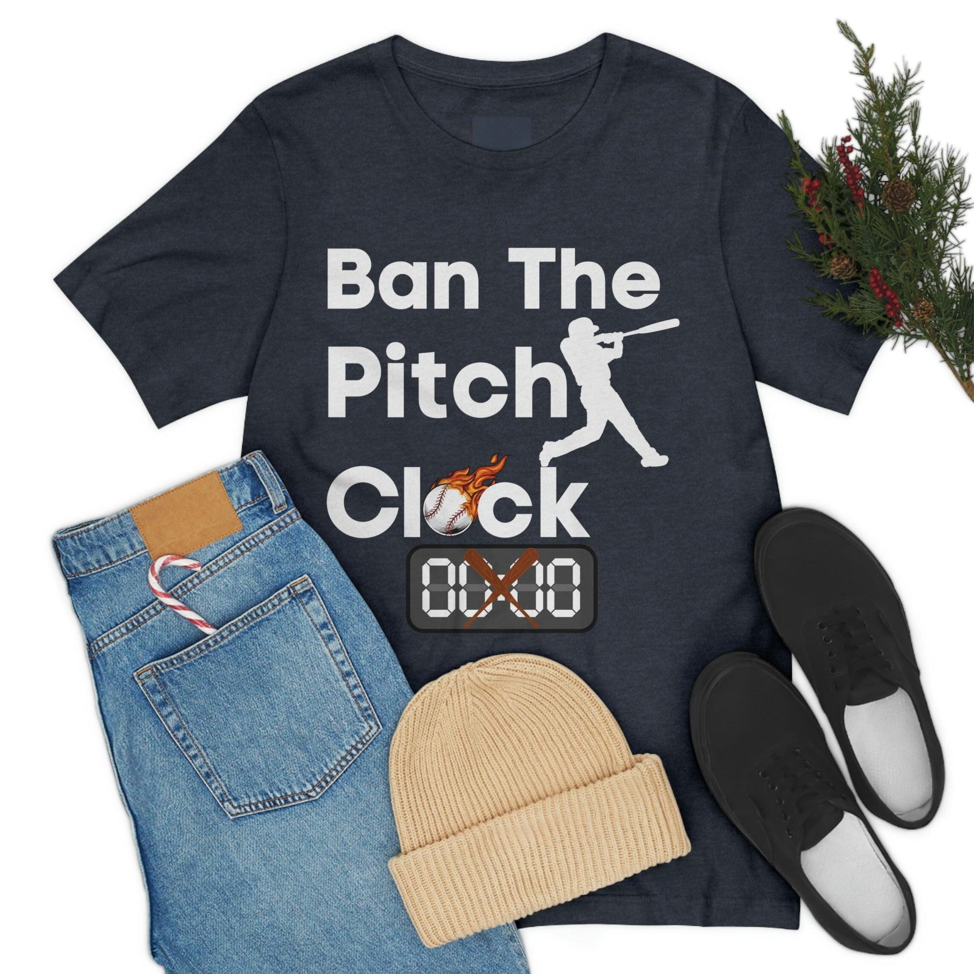 Ban The Pitch Clock in Baseball - Ban Baseball Pitch Clock - Giftsmojo