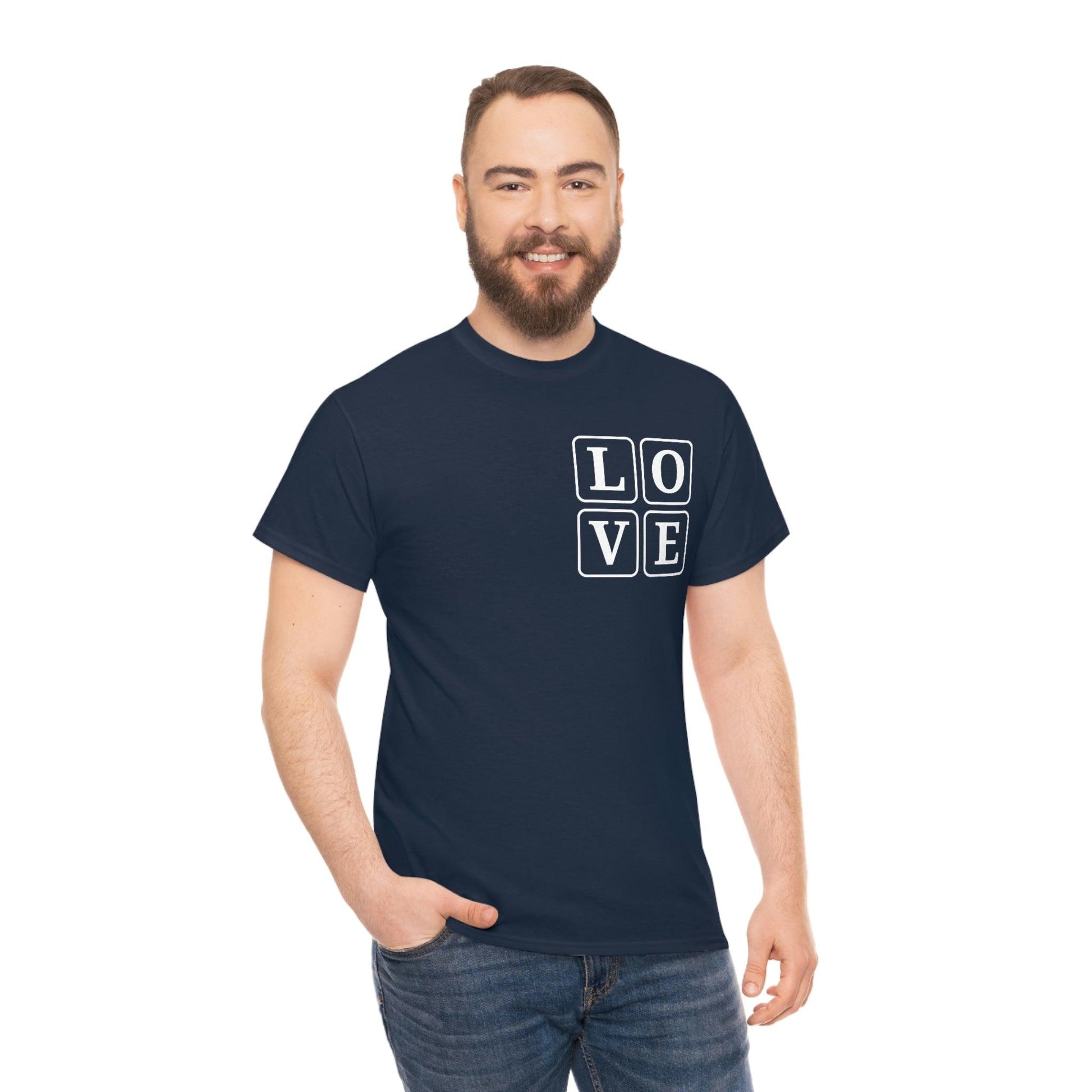 Love Square T-Shirt, - Giftsmojo