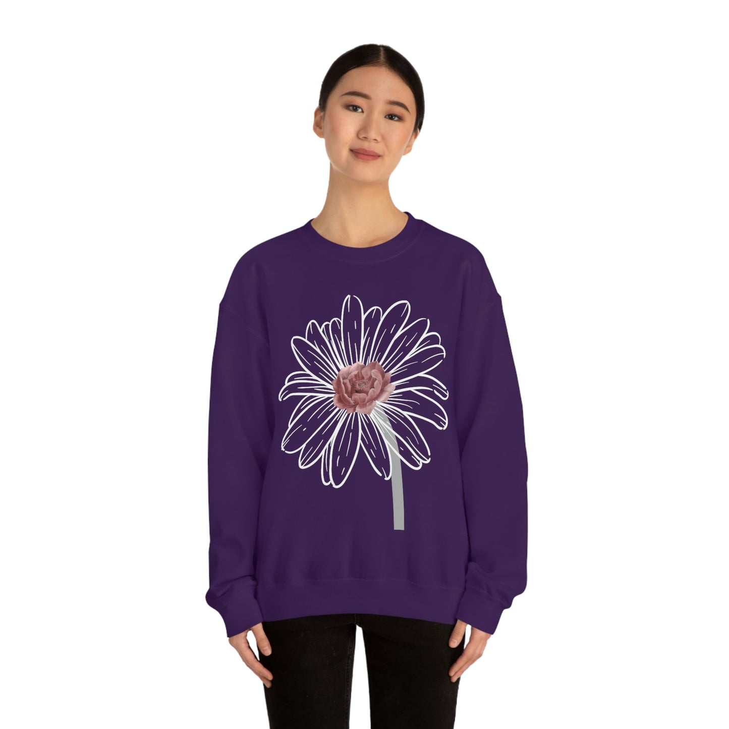 Floral Sweatshirt, Wildflower Sweatshirt, Flower sweatshirt, Wild Flowers