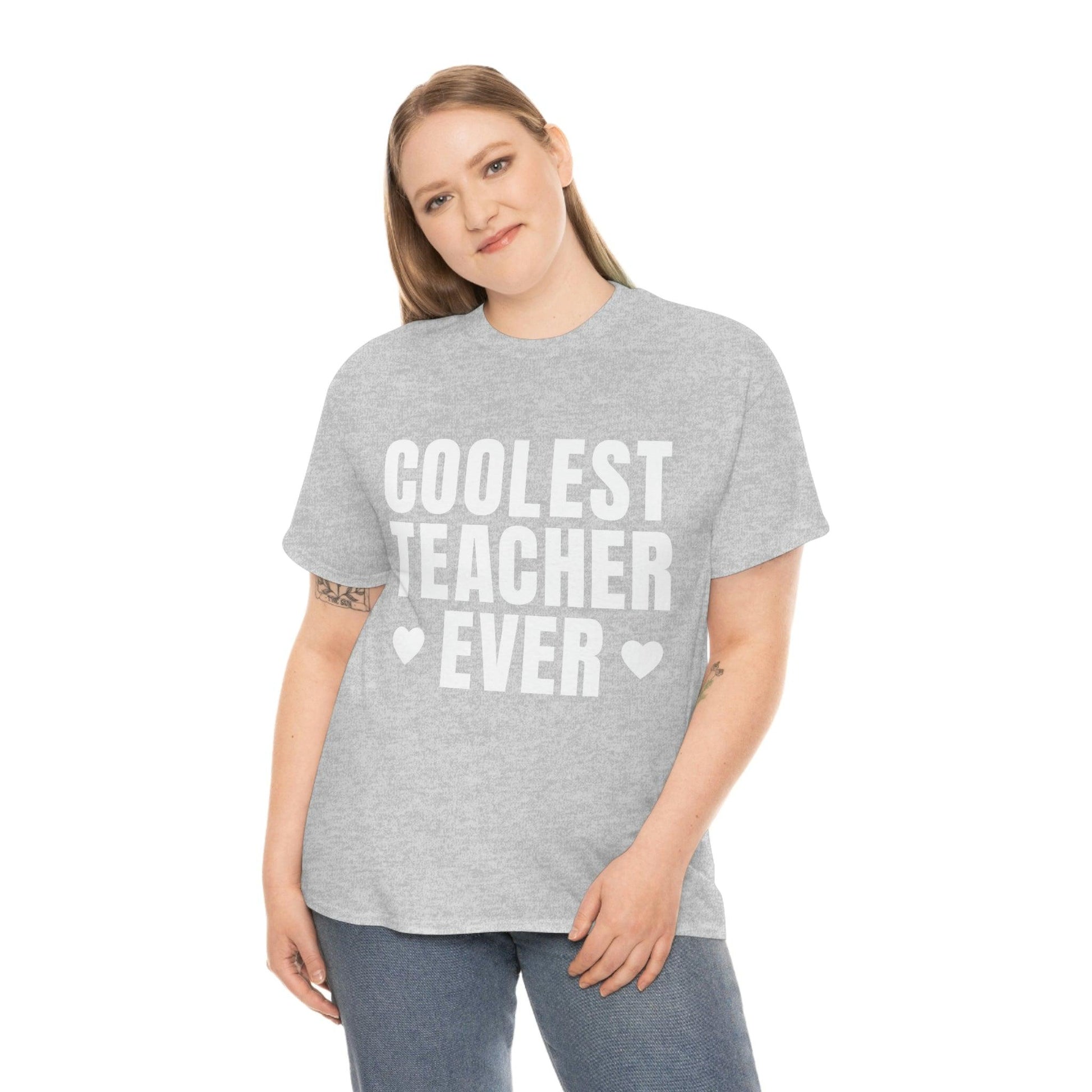 Coolest Teacher Ever Tee - Giftsmojo