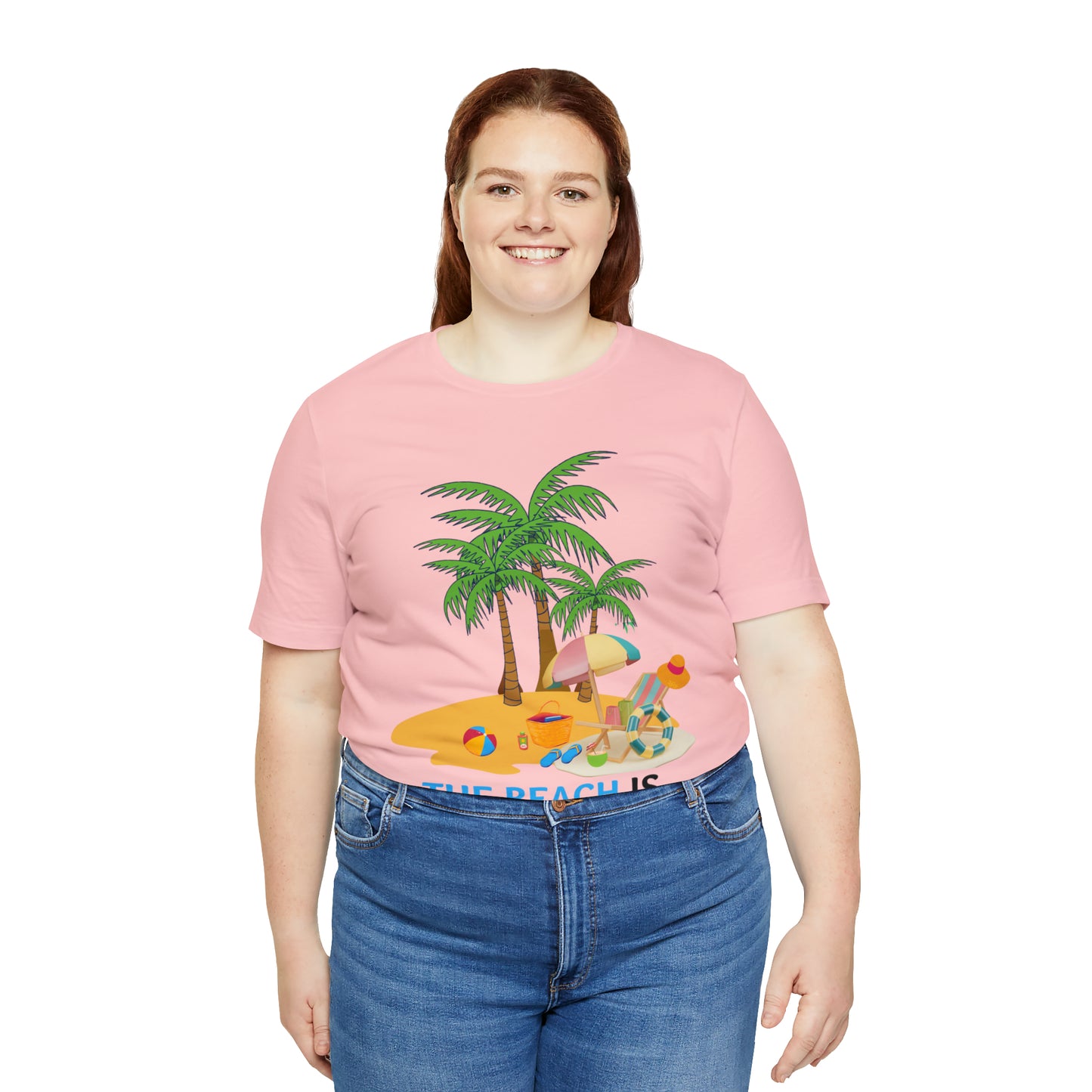 Beach shirt, The Beach is my happy place shirt, Beach t-shirt, Summer shirt, Beachwear, Beach fashion, Stylish beach apparel