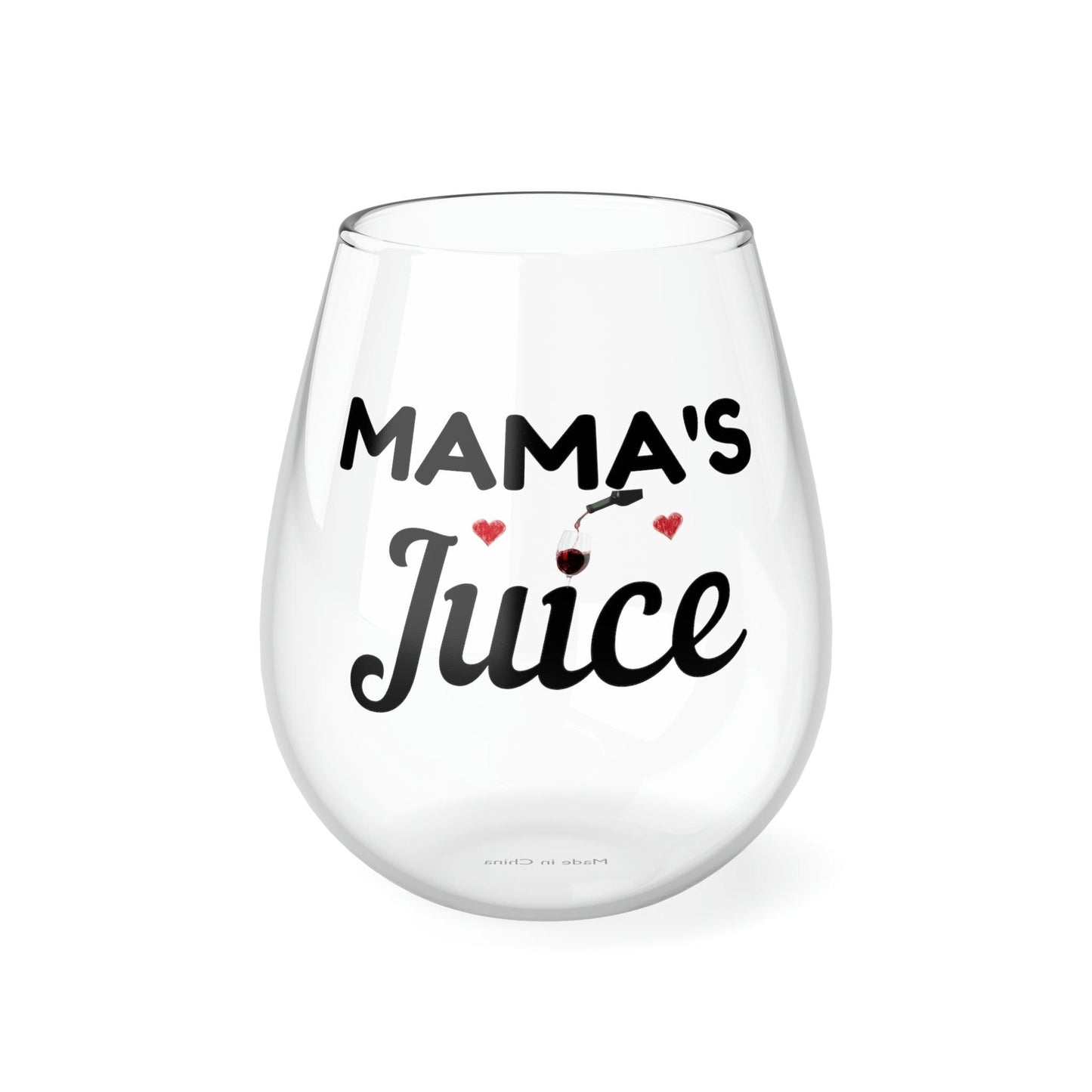 Mom wine glass Mama's Juice Wine Glass - Mother's Day Wine glass Gift for Mom