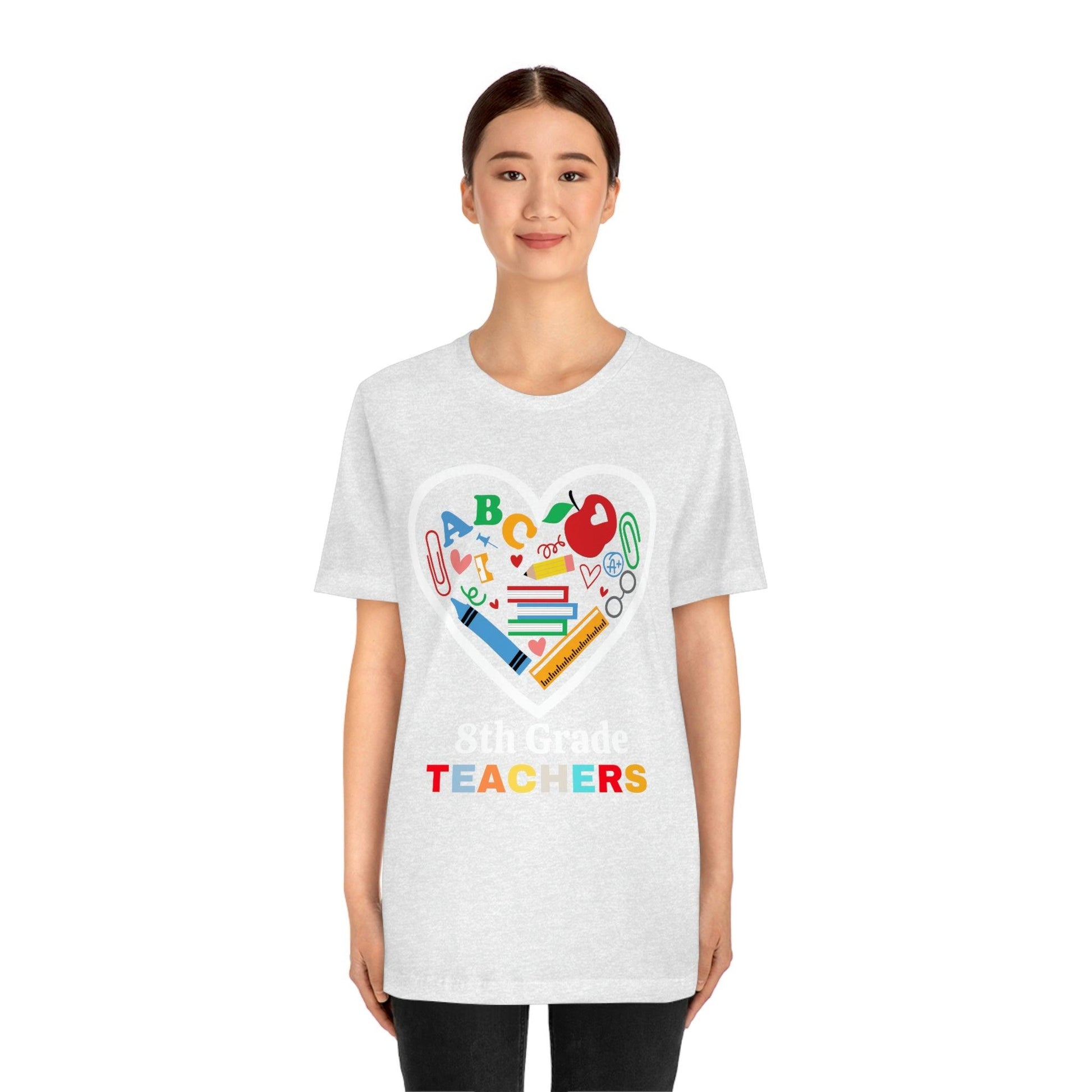 Love 8th Grade Teacher Shirt - Teacher Appreciation Shirt - Gift for Teachers - 8th Grade shirt - Giftsmojo