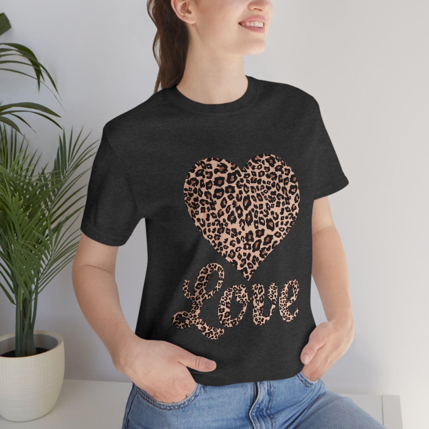 Leopard Print, Love Heart Tee,