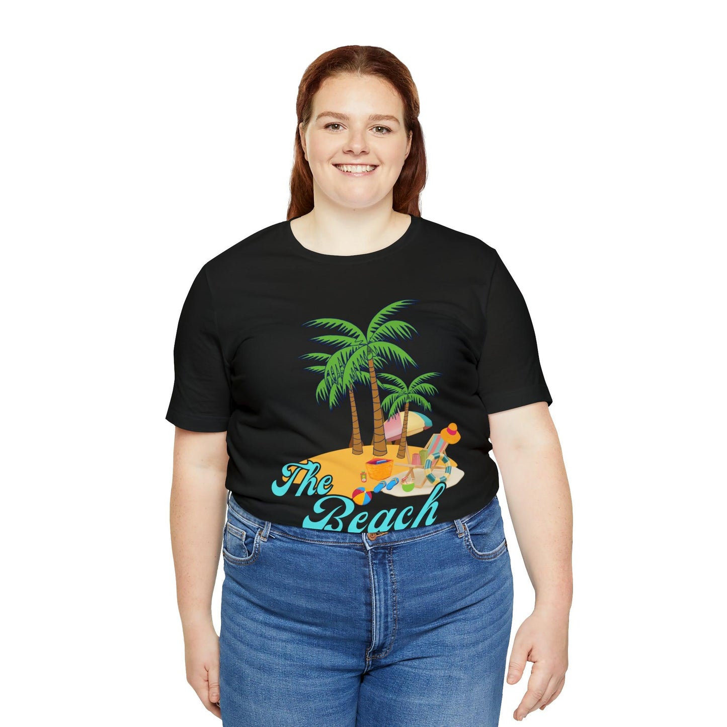 The Beach shirt, Beach t-shirt, Summer shirt, Beachwear, Beach fashion, Tropical print, Trendy design, Stylish beach apparel - Giftsmojo