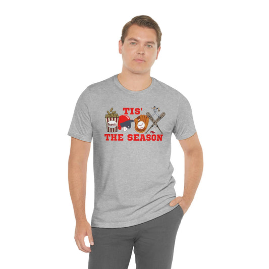 Tis the season Baseball shirt baseball tee baseball tshirt - sport shirt Baseball Mom shirt, Baseball Mama shirt, gift for him gameday shirt - Giftsmojo