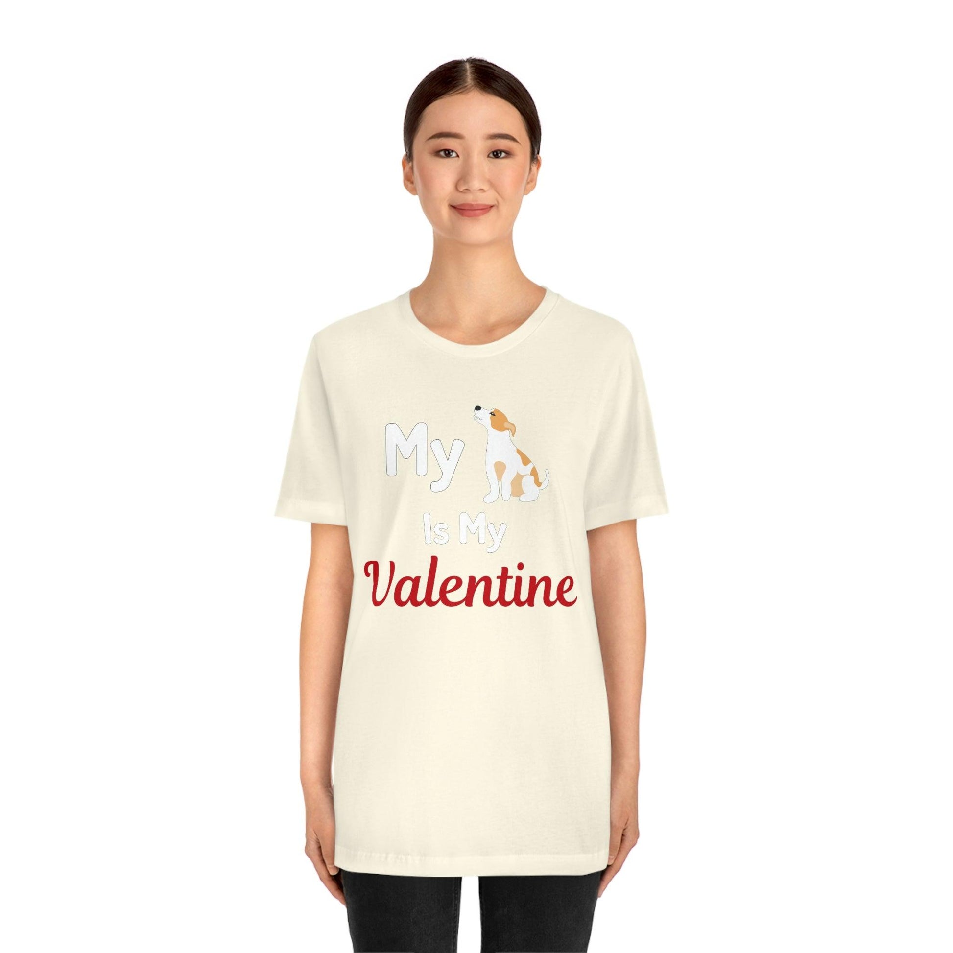 My Dog is my Valentine shirt - Pet lover shirt - dog lover shirt - Giftsmojo