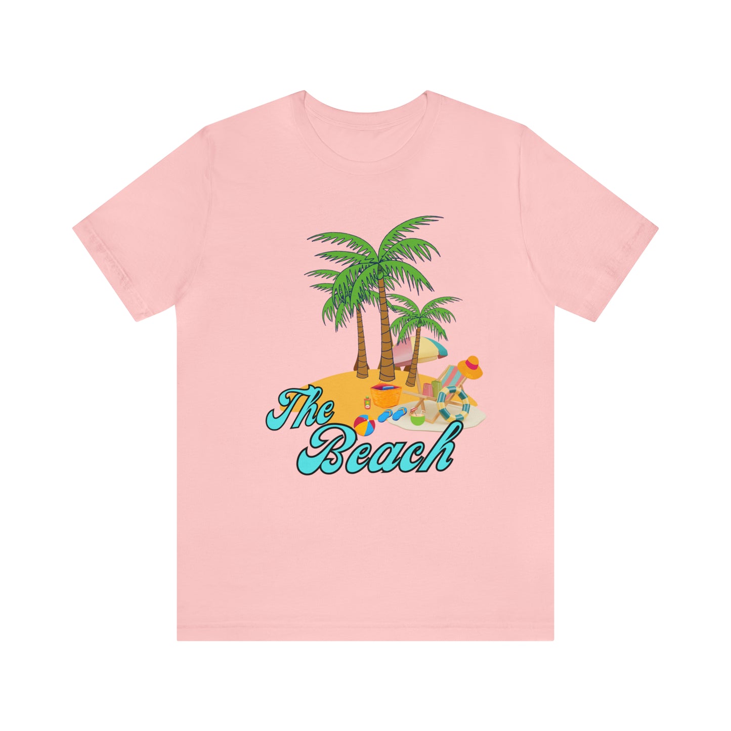 The Beach shirt, Beach t-shirt, Summer shirt, Beachwear, Beach fashion, Tropical print, Trendy design, Stylish beach apparel