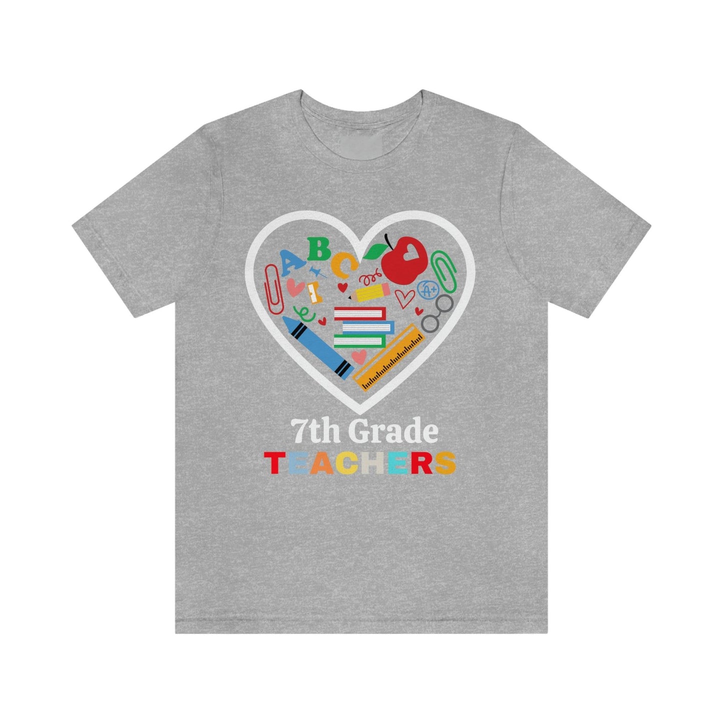 Love 7th Grade Teacher Shirt - Teacher Appreciation Shirt - Gift for Teachers - 7th Grade shirt - Giftsmojo