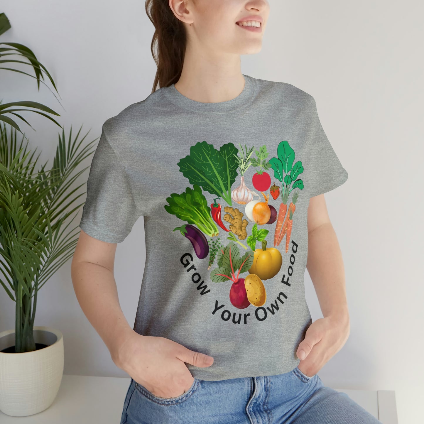 Shirt for Gardeners, Garden Tshirt, Grow Your Own Food shirt, Gift for Gardener, Garden Shirt for Women, Homesteader Shirt, Garden Graphic Tee