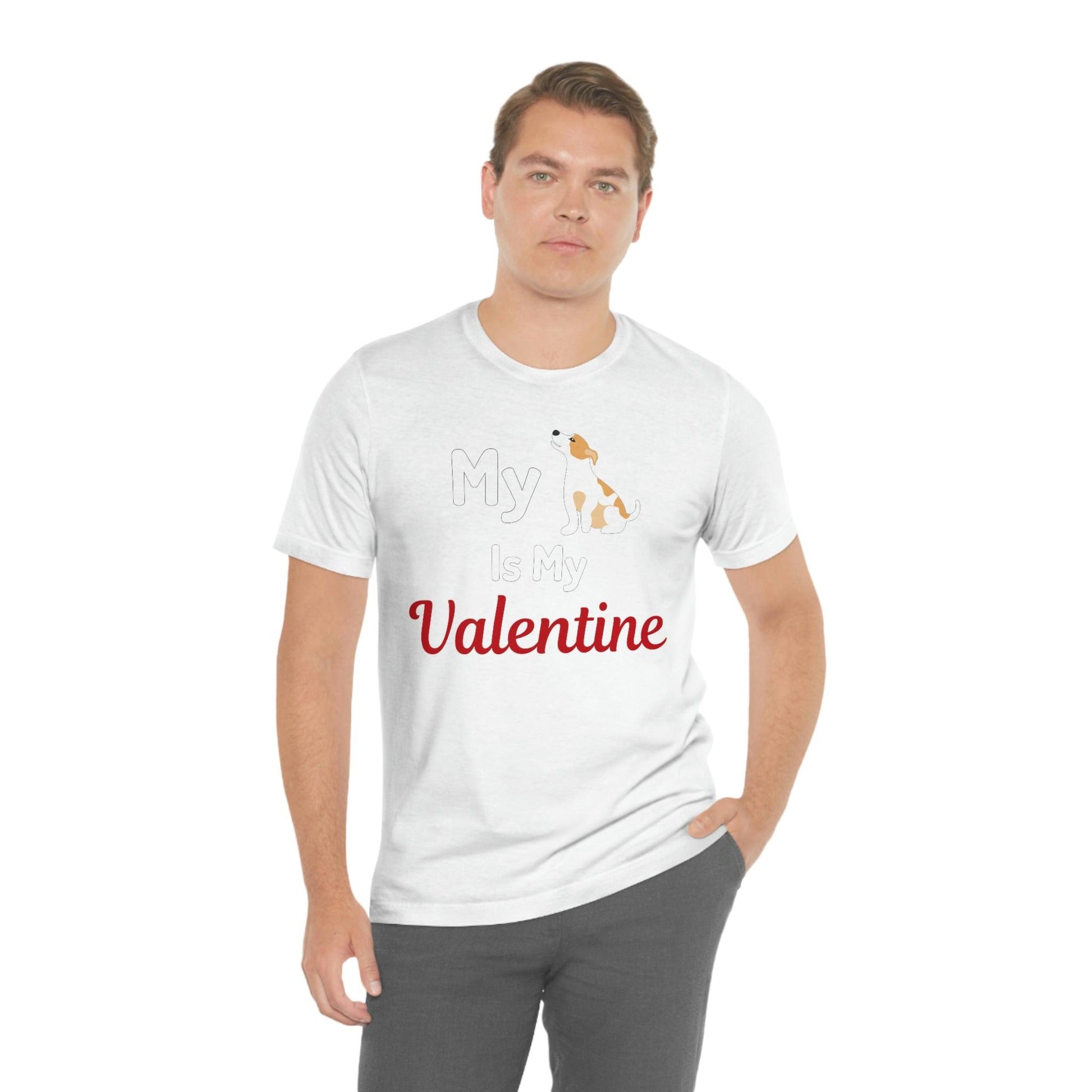 My Dog is my Valentine shirt - Pet lover shirt - dog lover shirt - Giftsmojo