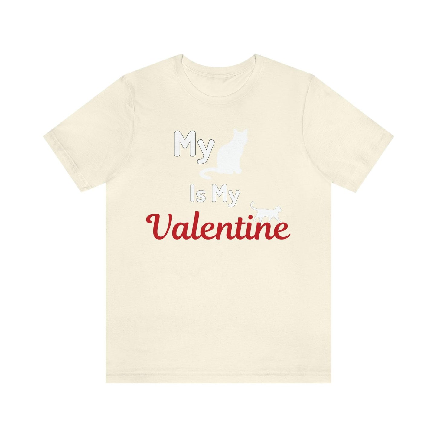 My Cat is My Valentine, Pet lover Valentine shirt - Cute cat lover shirt - gift for cat lovers - Giftsmojo