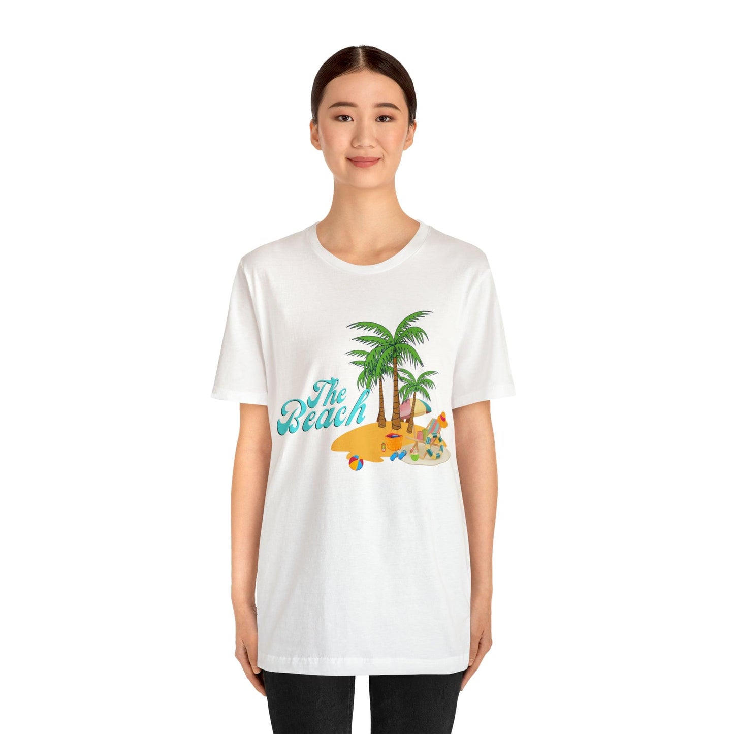 The Beach shirt, Beach t-shirt, Summer shirt, Beachwear, Beach fashion, Tropical print, Trendy design, Stylish beach apparel - Giftsmojo