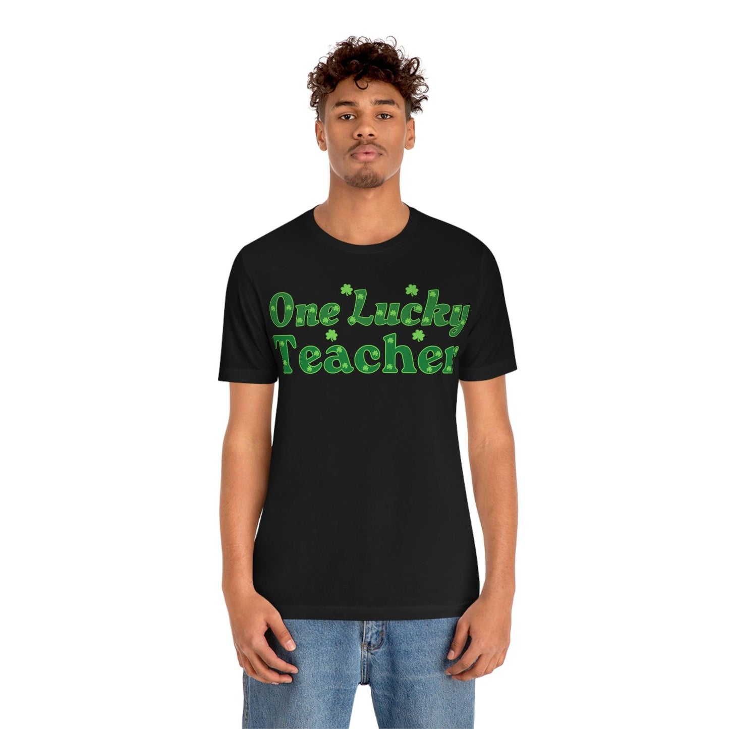 One Lucky Teacher Shirt feeling Lucky St Patrick's Day shirt - Funny St Paddy's day Funny Shirt - Giftsmojo