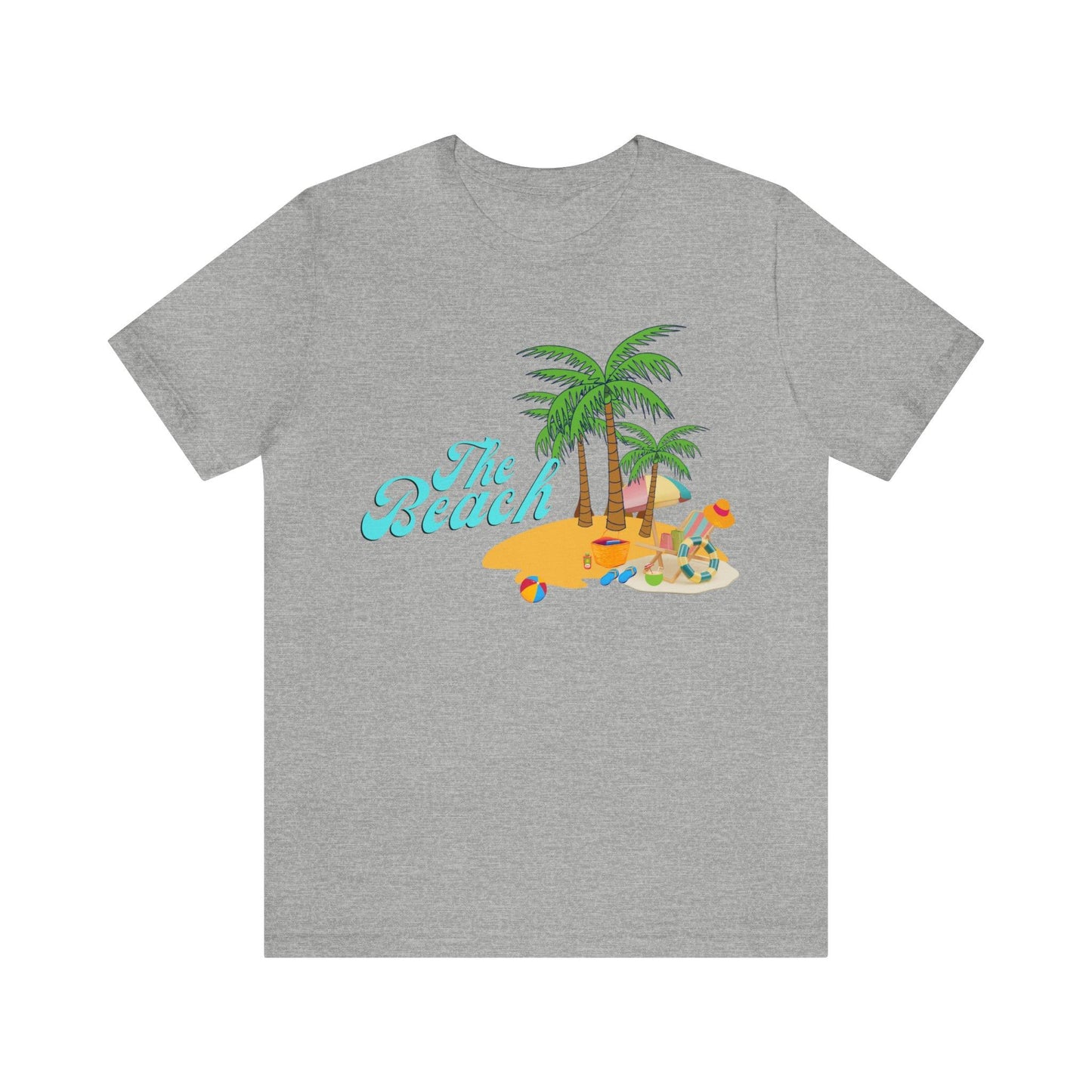 The Beach shirt, Beach t-shirt, Summer shirt, Beachwear, Beach fashion, Tropical print, Trendy design, Stylish beach apparel - Giftsmojo