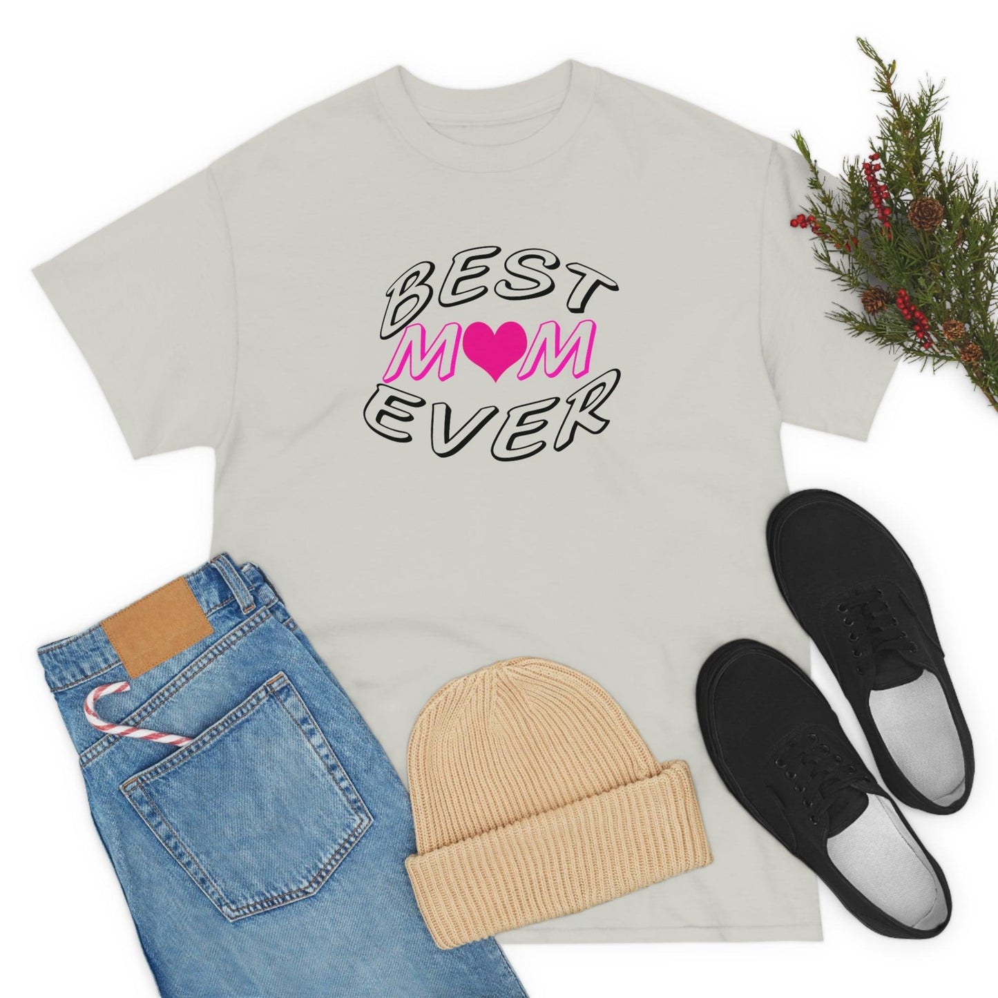 Best Mom Ever Unisex Heavy Cotton Tee - Giftsmojo