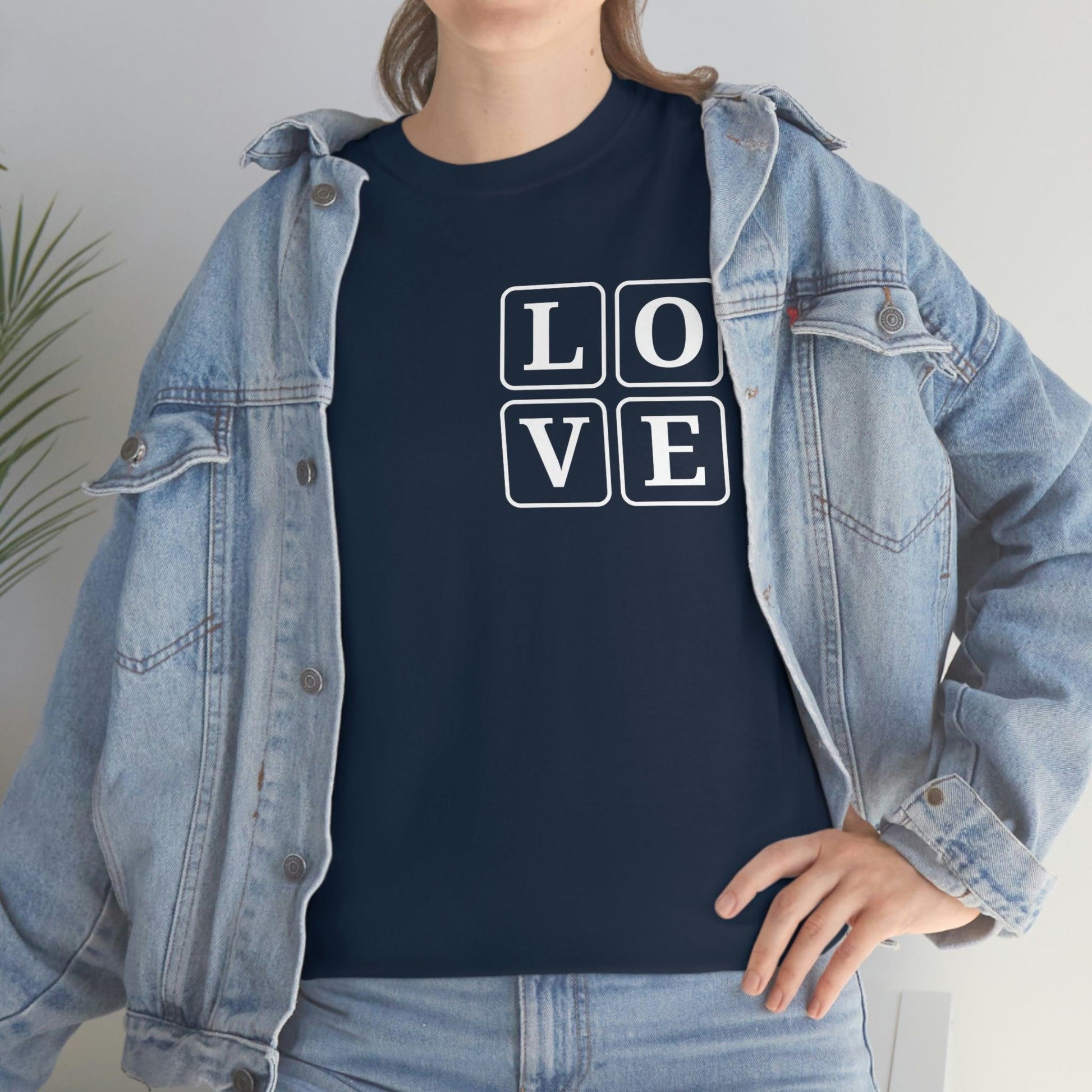 Love Square T-Shirt, - Giftsmojo