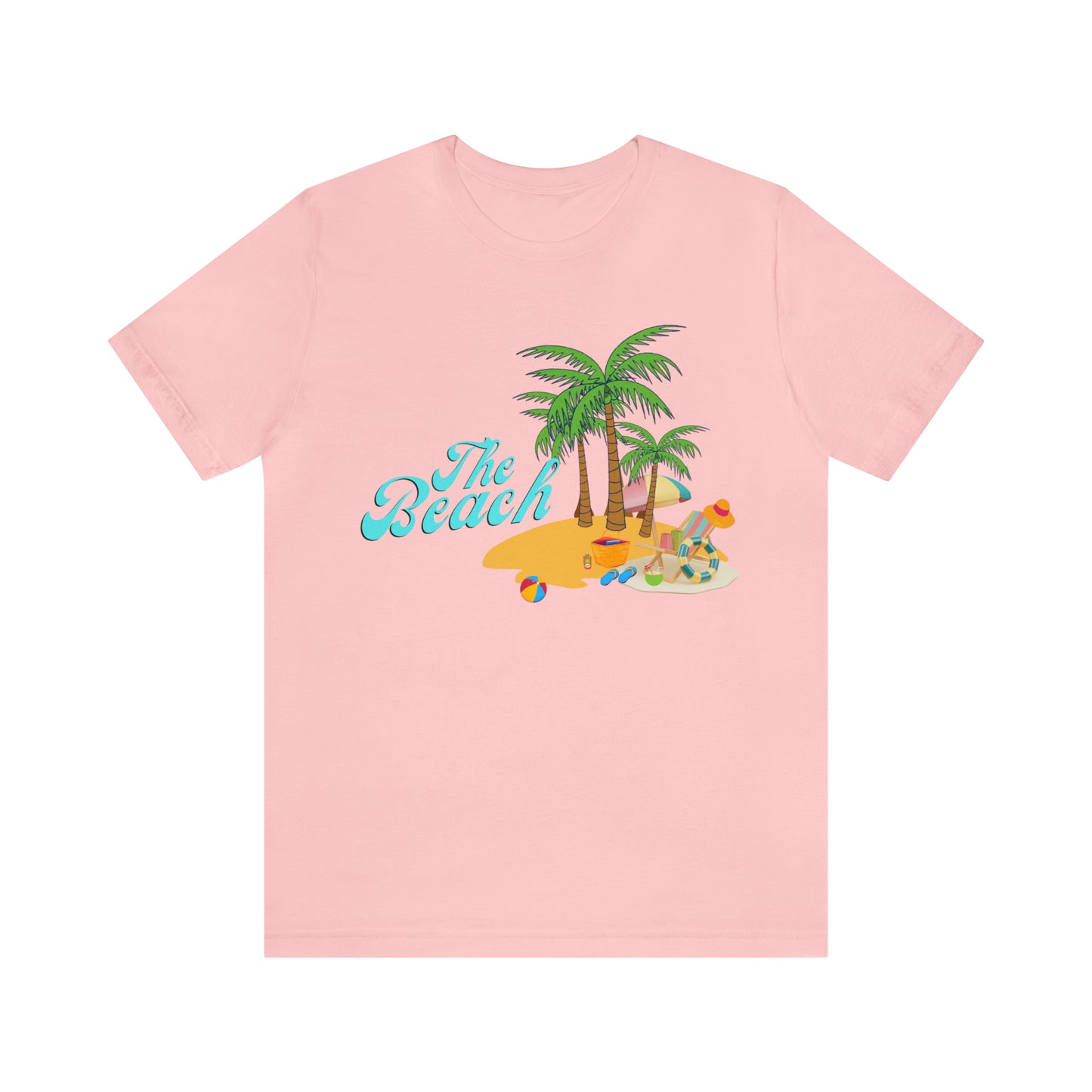 The Beach shirt, Beach t-shirt, Summer shirt, Beachwear, Beach fashion, Tropical print, Trendy design, Stylish beach apparel