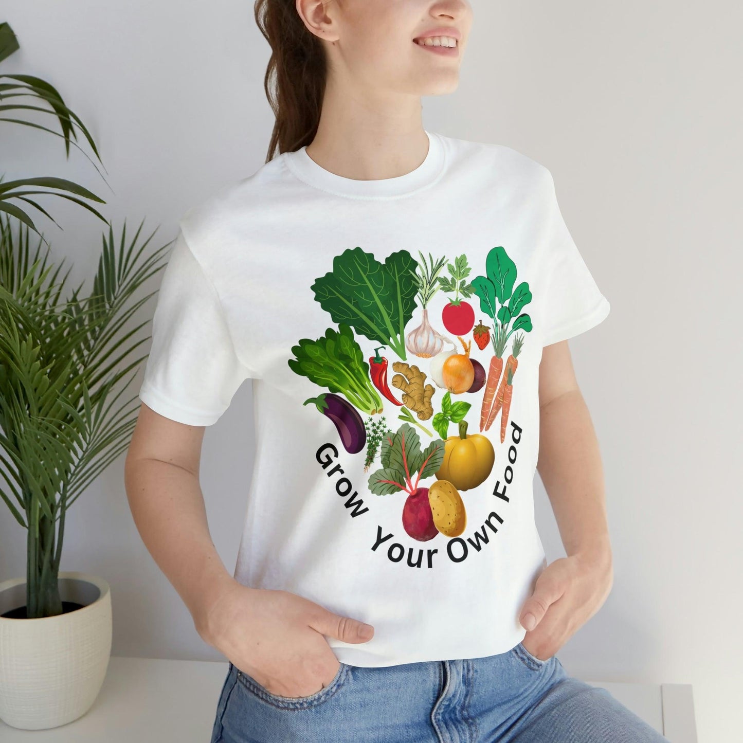 Shirt for Gardeners, Garden Tshirt, Grow Your Own Food shirt, Gift for Gardener, Garden Shirt for Women, Homesteader Shirt, Garden Graphic Tee - Giftsmojo