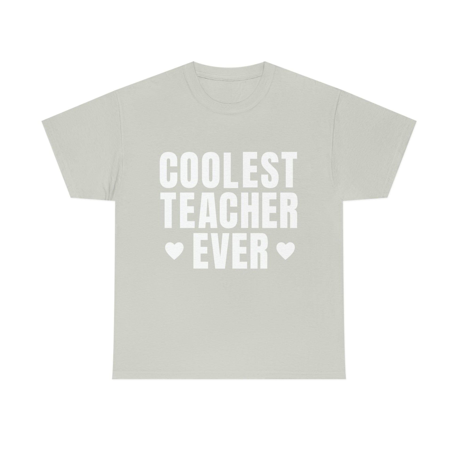 Coolest Teacher Ever Tee - Giftsmojo