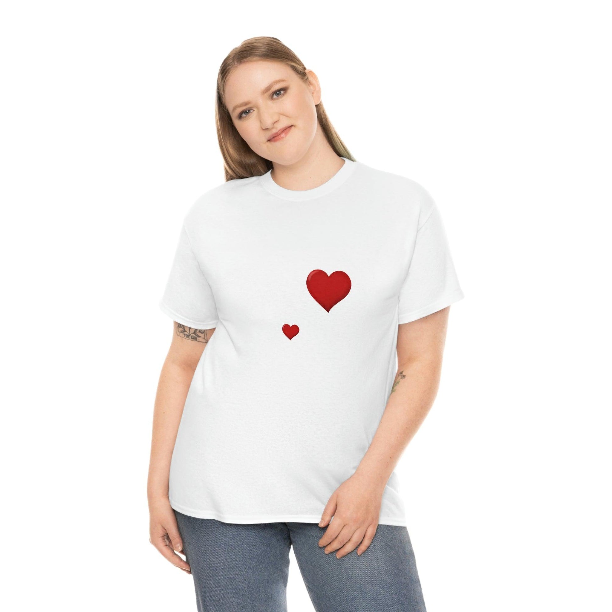 custom heart shirt for her