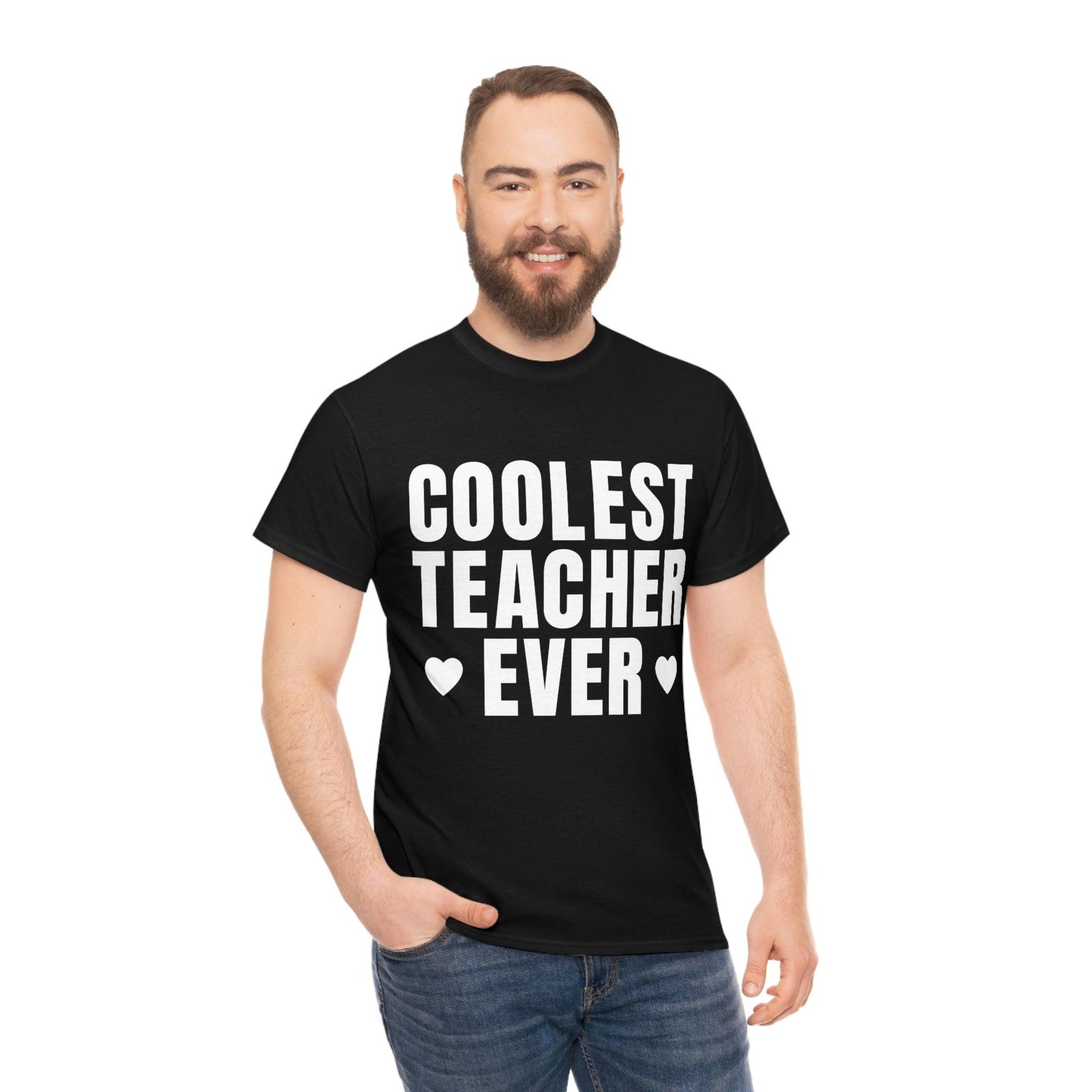 Coolest Teacher Ever Tee - Giftsmojo