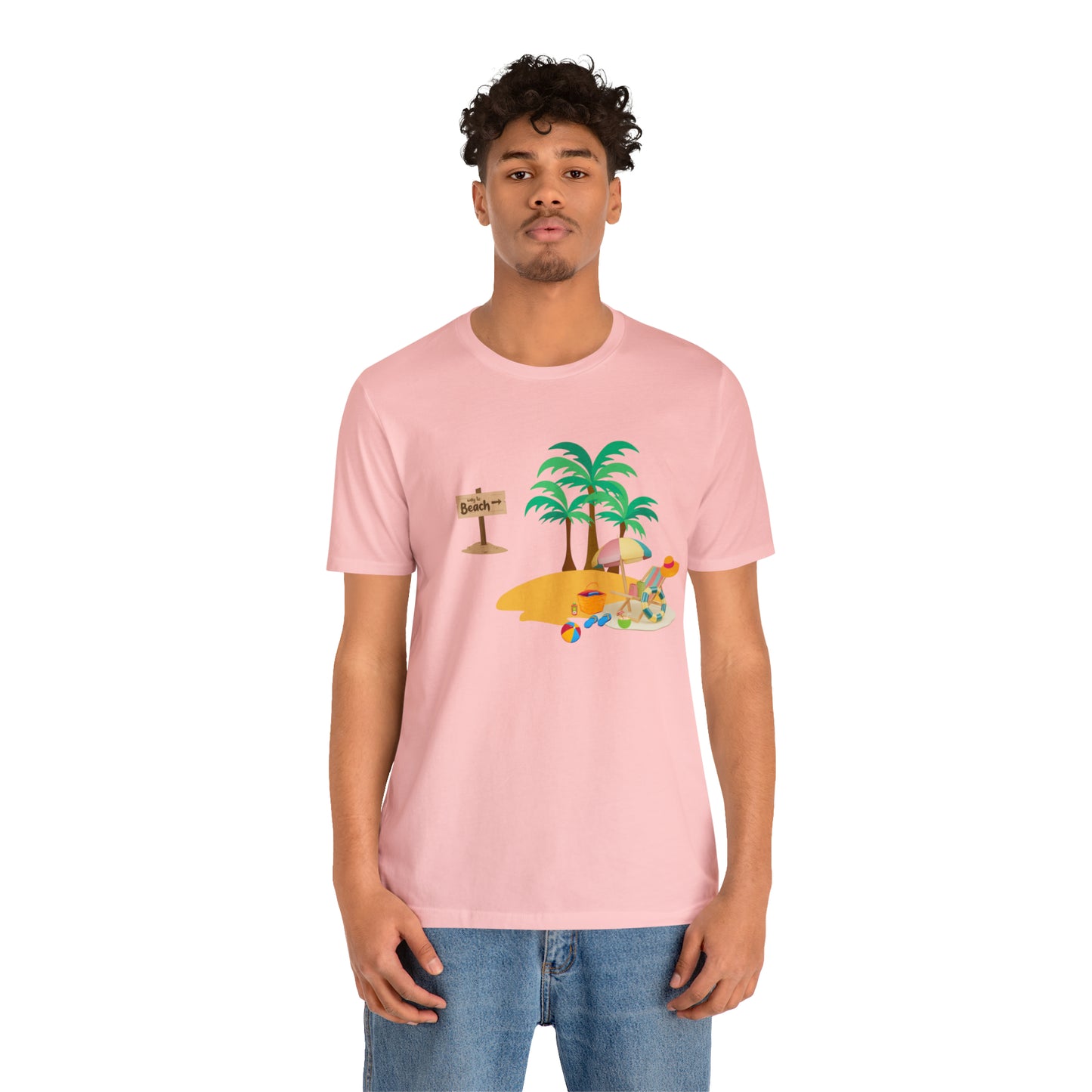 Beach shirt, Beach t-shirt, Summer shirt, Beachwear, Beach fashion, Tropical print, Trendy design, Stylish beach apparel