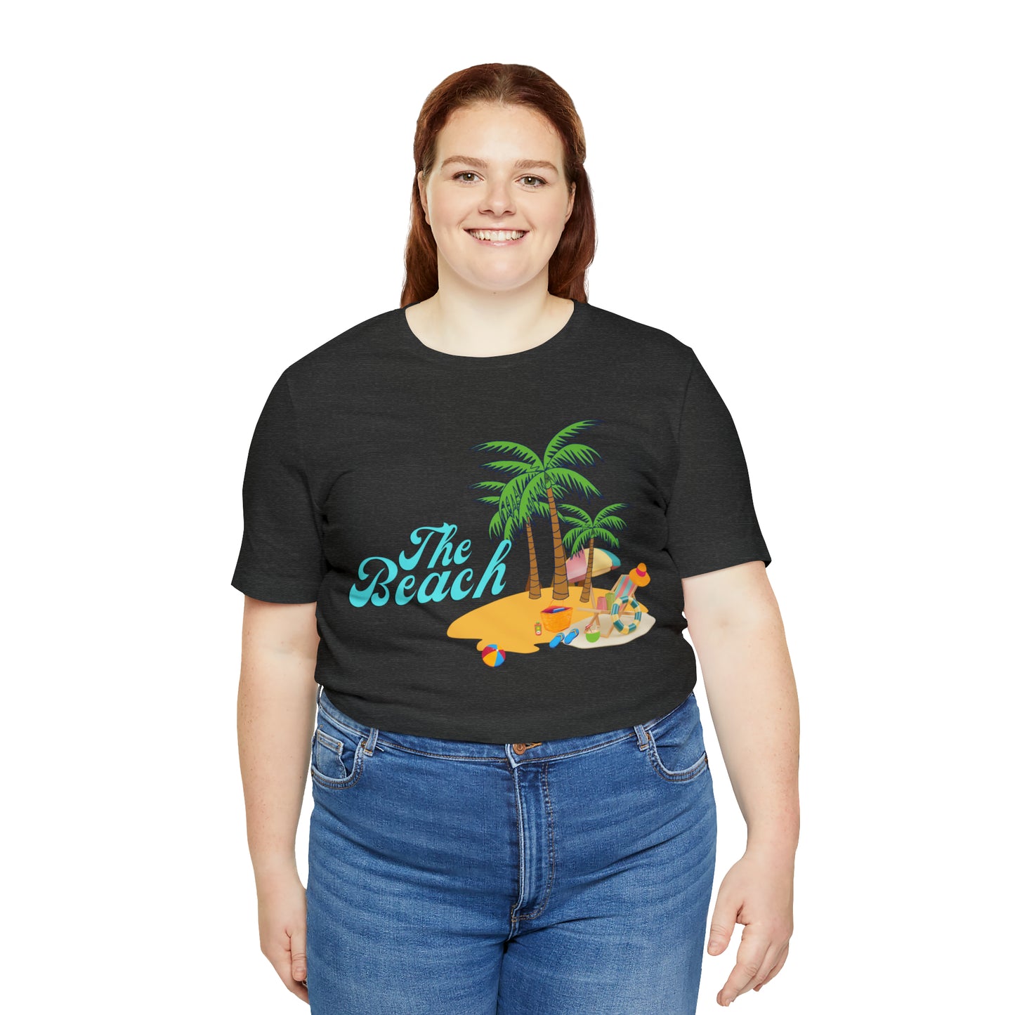 The Beach shirt, Beach t-shirt, Summer shirt, Beachwear, Beach fashion, Tropical print, Trendy design, Stylish beach apparel