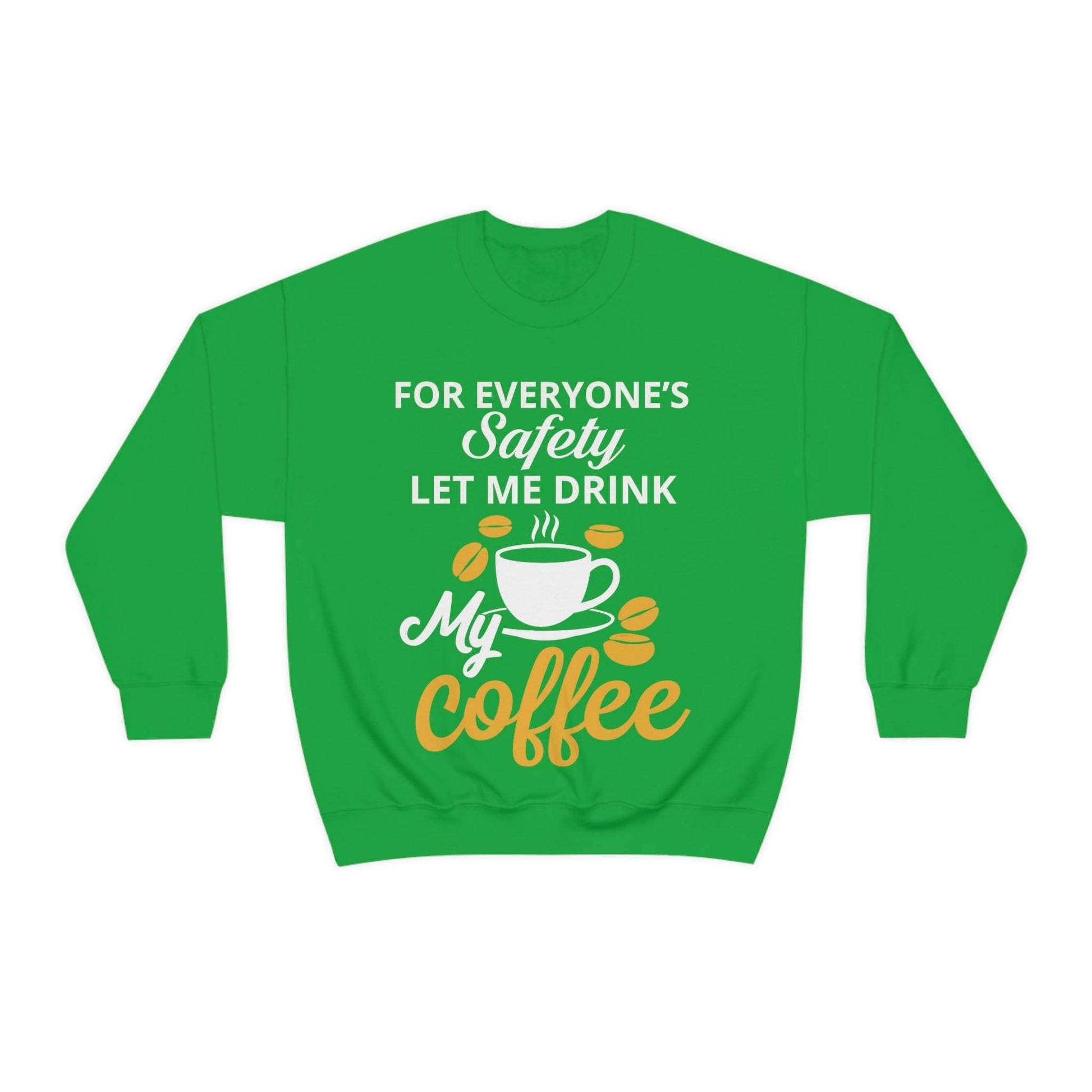 Coffee tee Unisex Heavy Blend™ Crewneck Sweatshirt - Giftsmojo