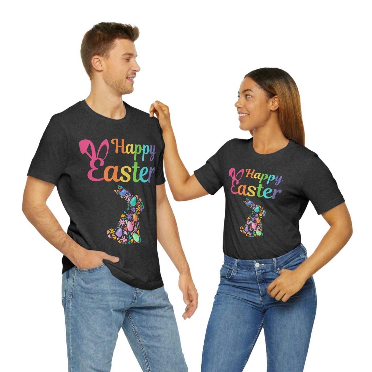 Happy Easter Bunny Tshirt Easter Gift for men and women Easter Shirt Shamrock Shirt - Giftsmojo