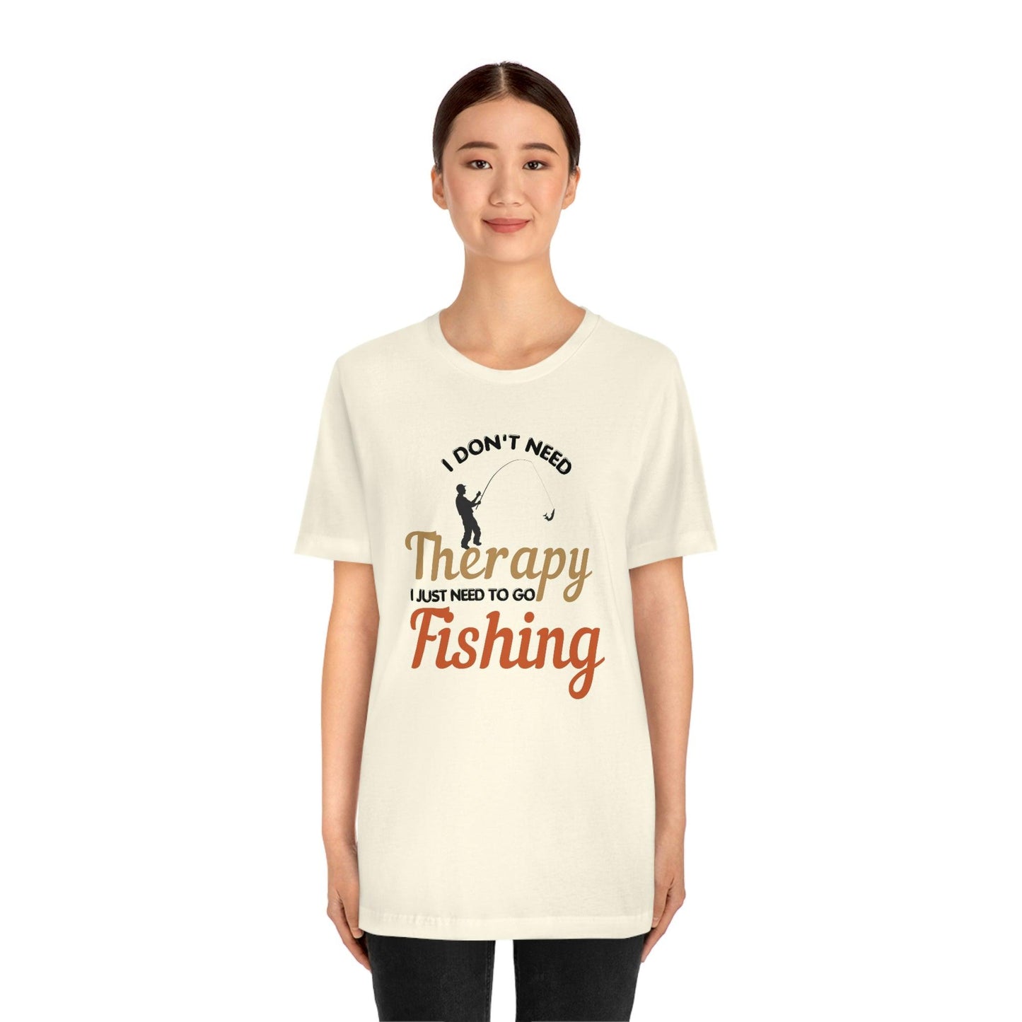 I don't need therapy I just need to go Fishing shirt, fishing shirt, dad shirt, father's day shirt, gift for Dad - Giftsmojo