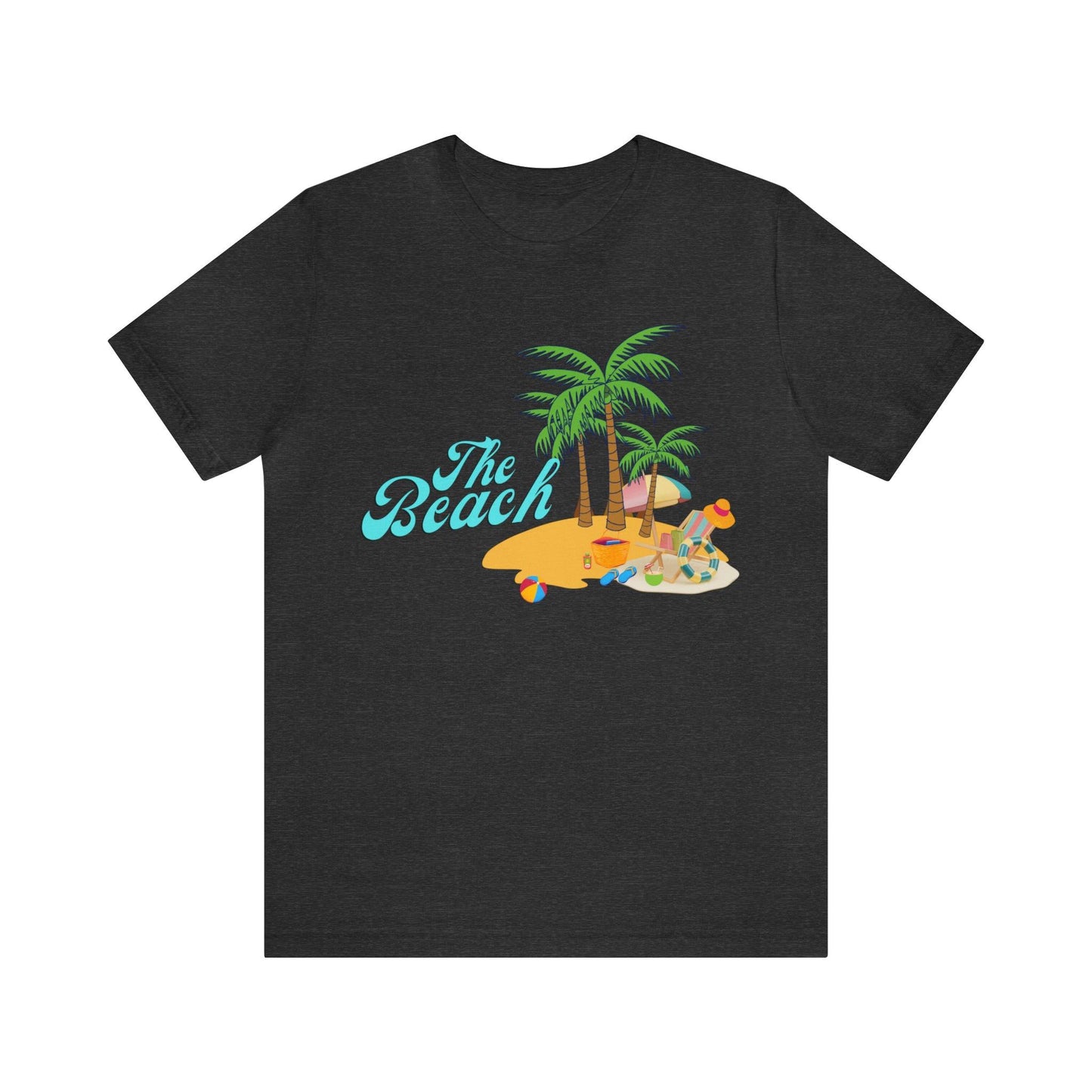 The Beach shirt, Beach t-shirt, Summer shirt, Beachwear, Beach fashion, Tropical print, Trendy design, Stylish beach apparel - Giftsmojo