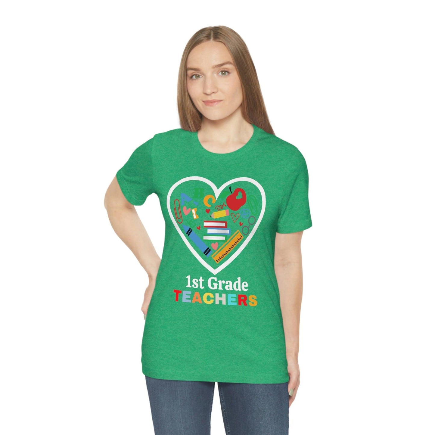 Love 1st Grade Teacher Shirt - Teacher Appreciation Shirt - Giftsmojo