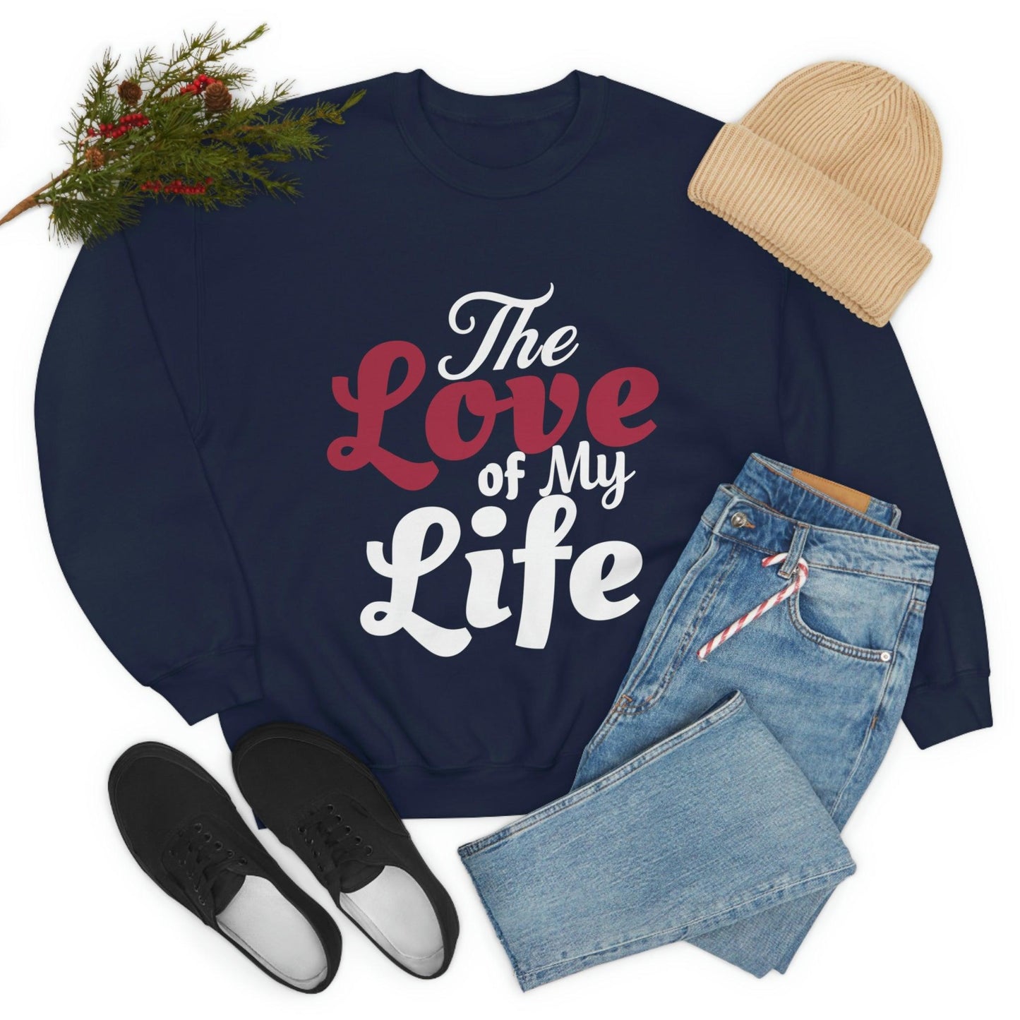 Love Sweatshirt, Love Shirt, Gift For Fiance, Newlywed Gift, Gift For Wife, Engagement Shirt,The Love of My Life, Valentine's day gift - Giftsmojo