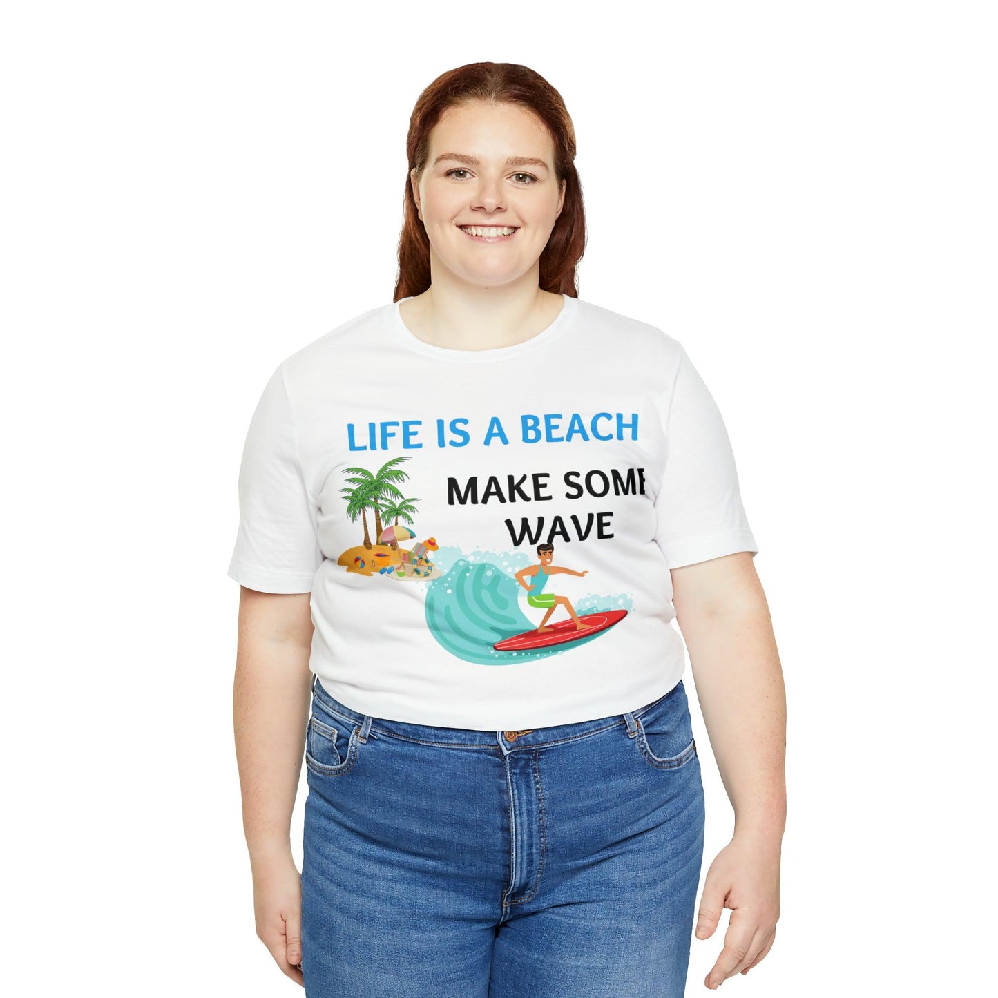 Life is a Beach shirt, Beach t-shirt, Summer shirt, Relaxing beachwear, Coastal fashion, Beach-inspired clothing, Beach adventure apparel - Giftsmojo